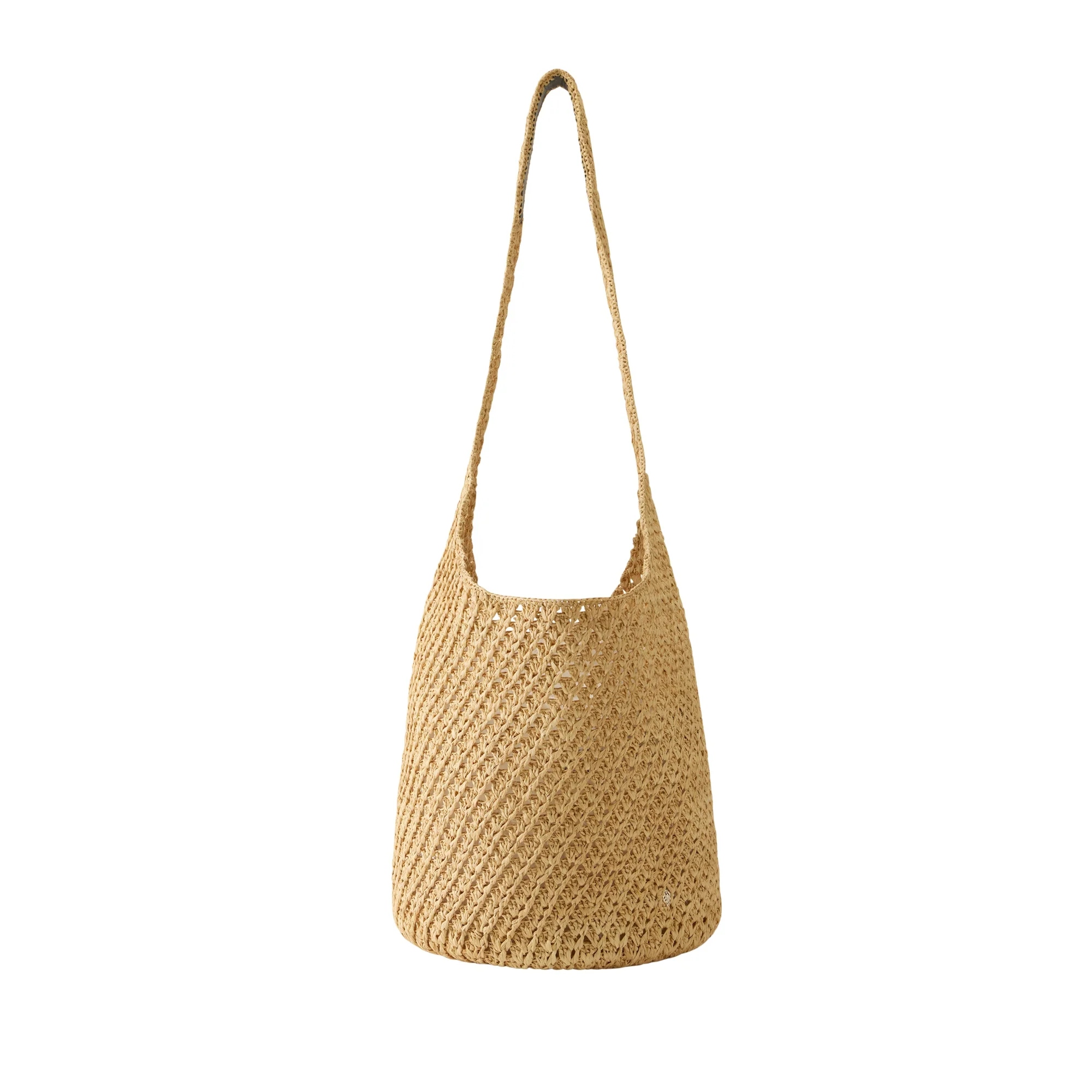 Lani Raffia Crochet Sac