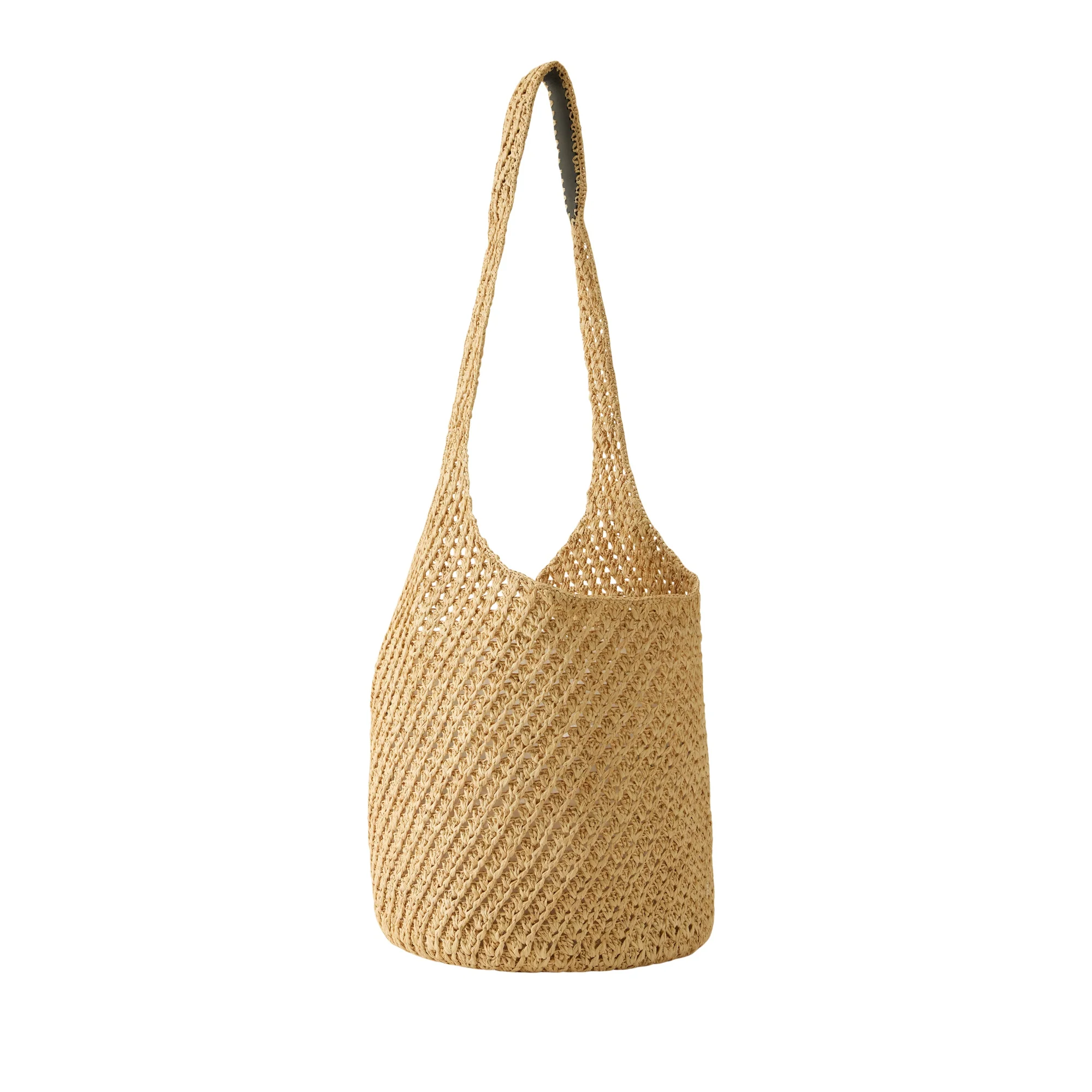 Lani Raffia Crochet Sac
