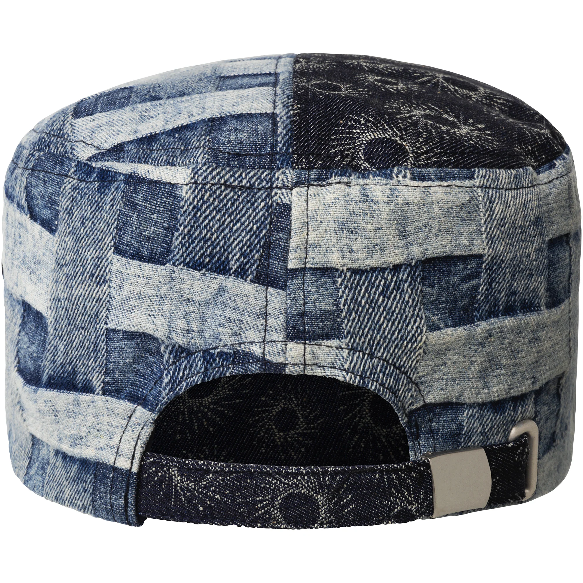 Denim Mashup Army Cap