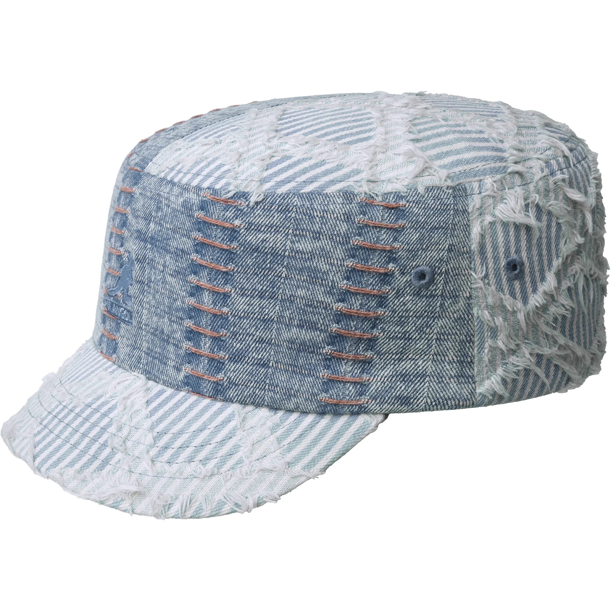 Denim Mashup Army Cap