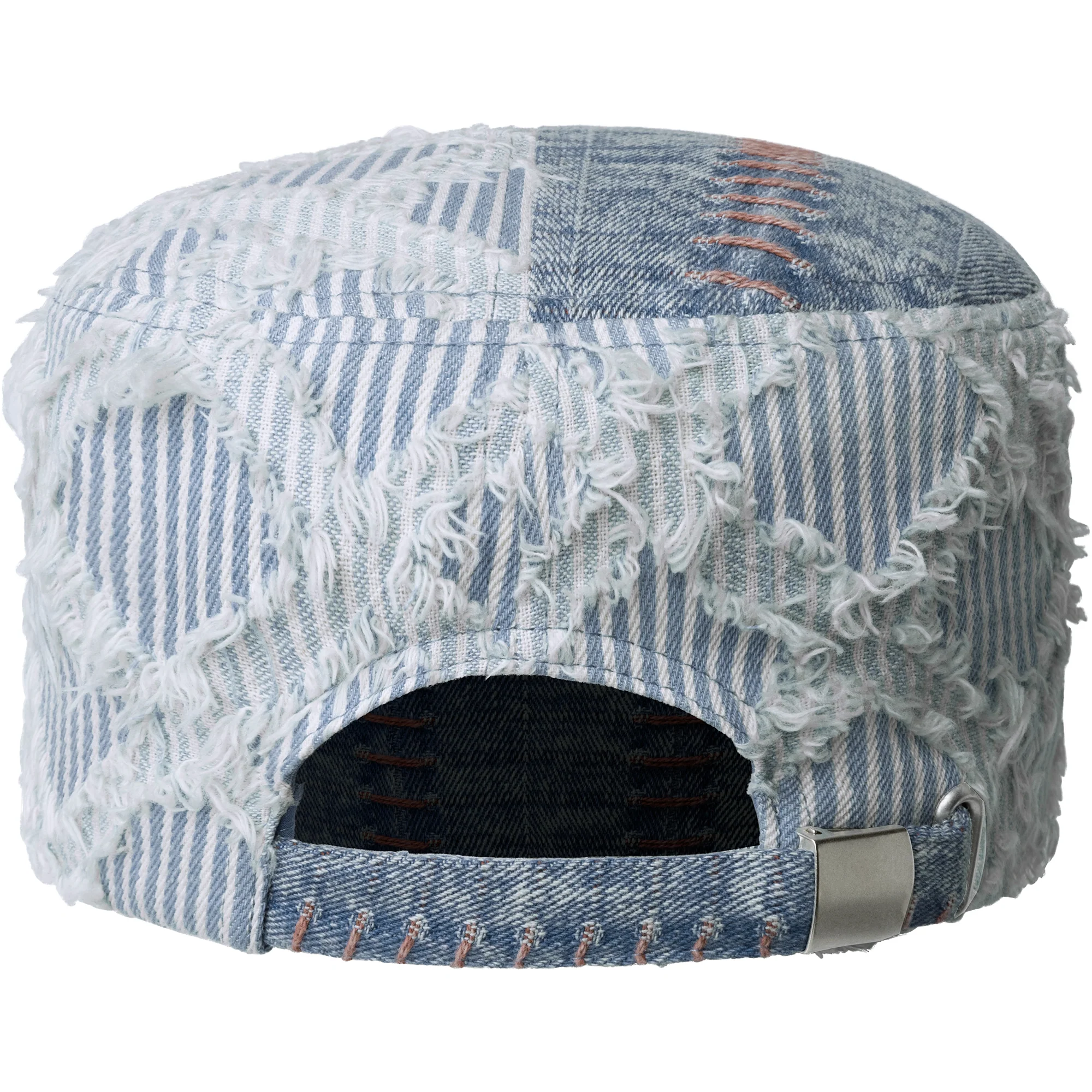 Denim Mashup Army Cap