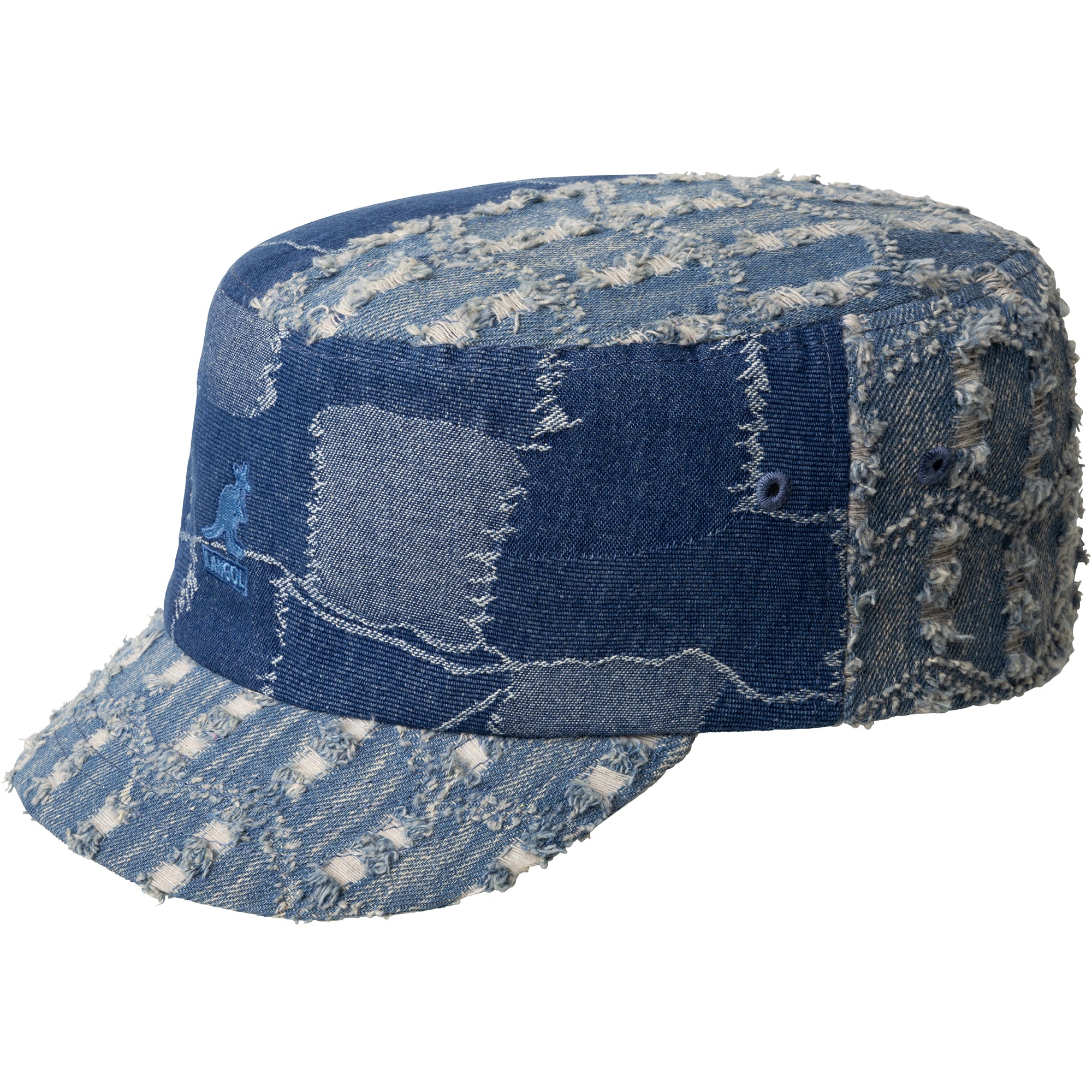 Denim Mashup Army Cap