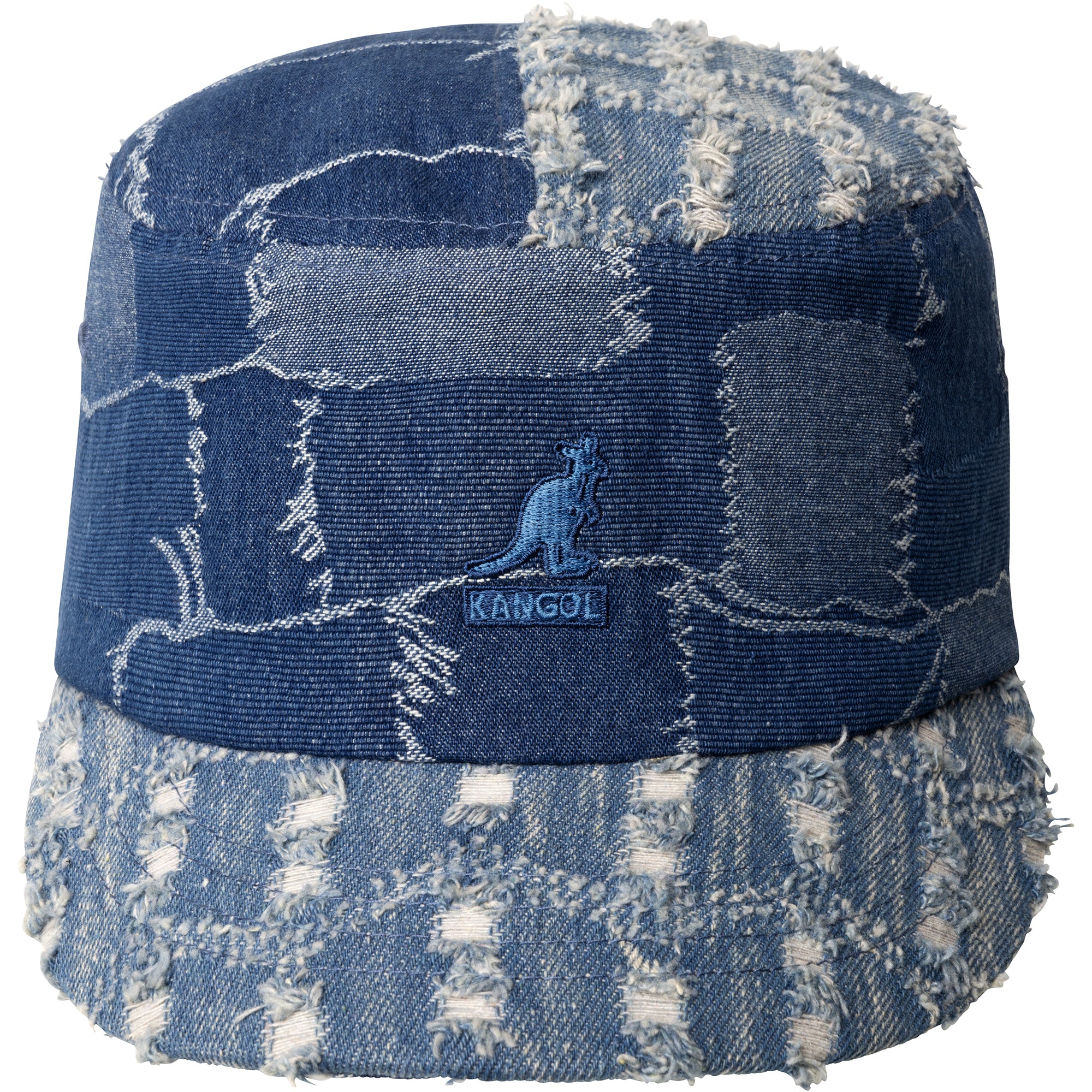 Denim Mashup Army Cap