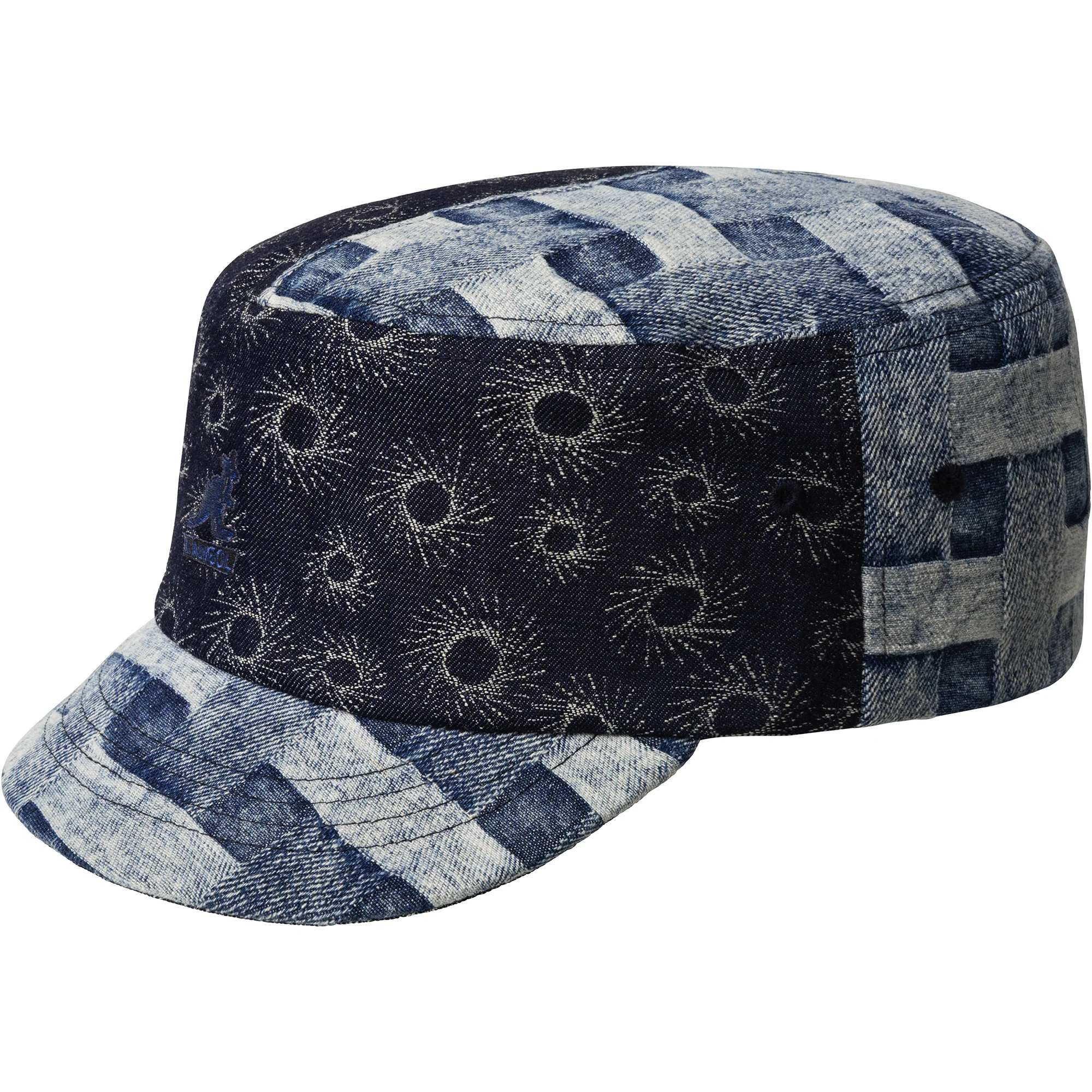 Denim Mashup Army Cap