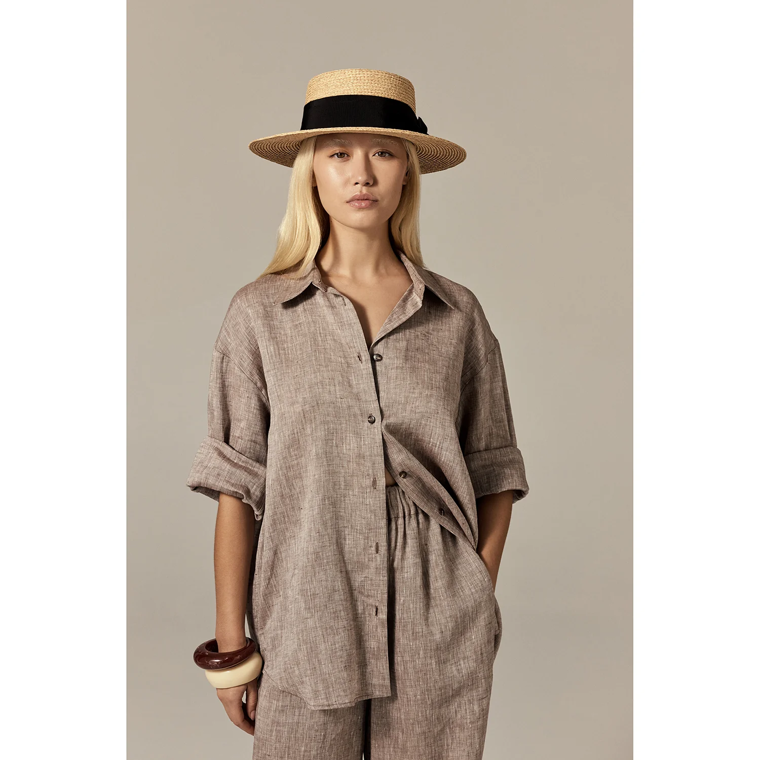 Dulani Raffia Braid Boater