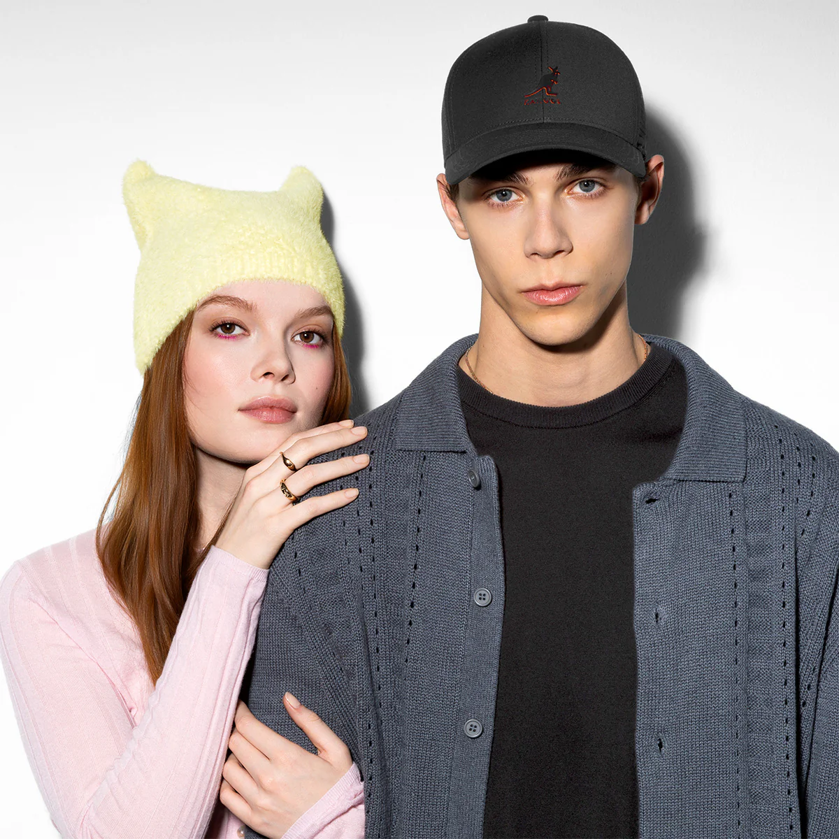 Faux Fur Pointed Beanie