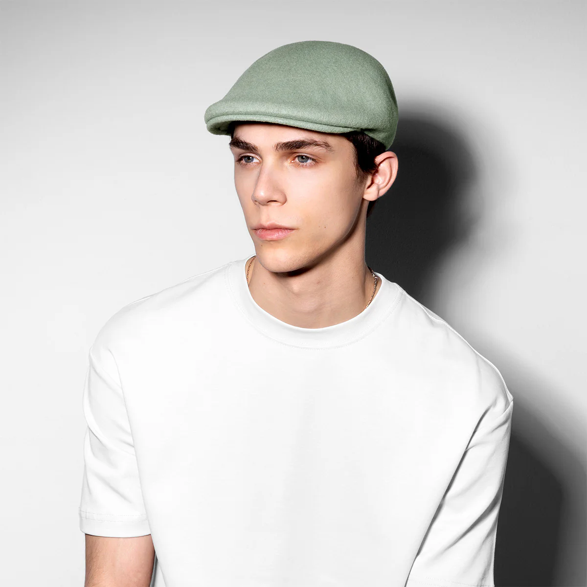 Seamless Wool 507 Flat Cap
