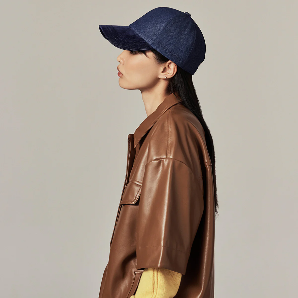 Sutton Denim Cord Cap