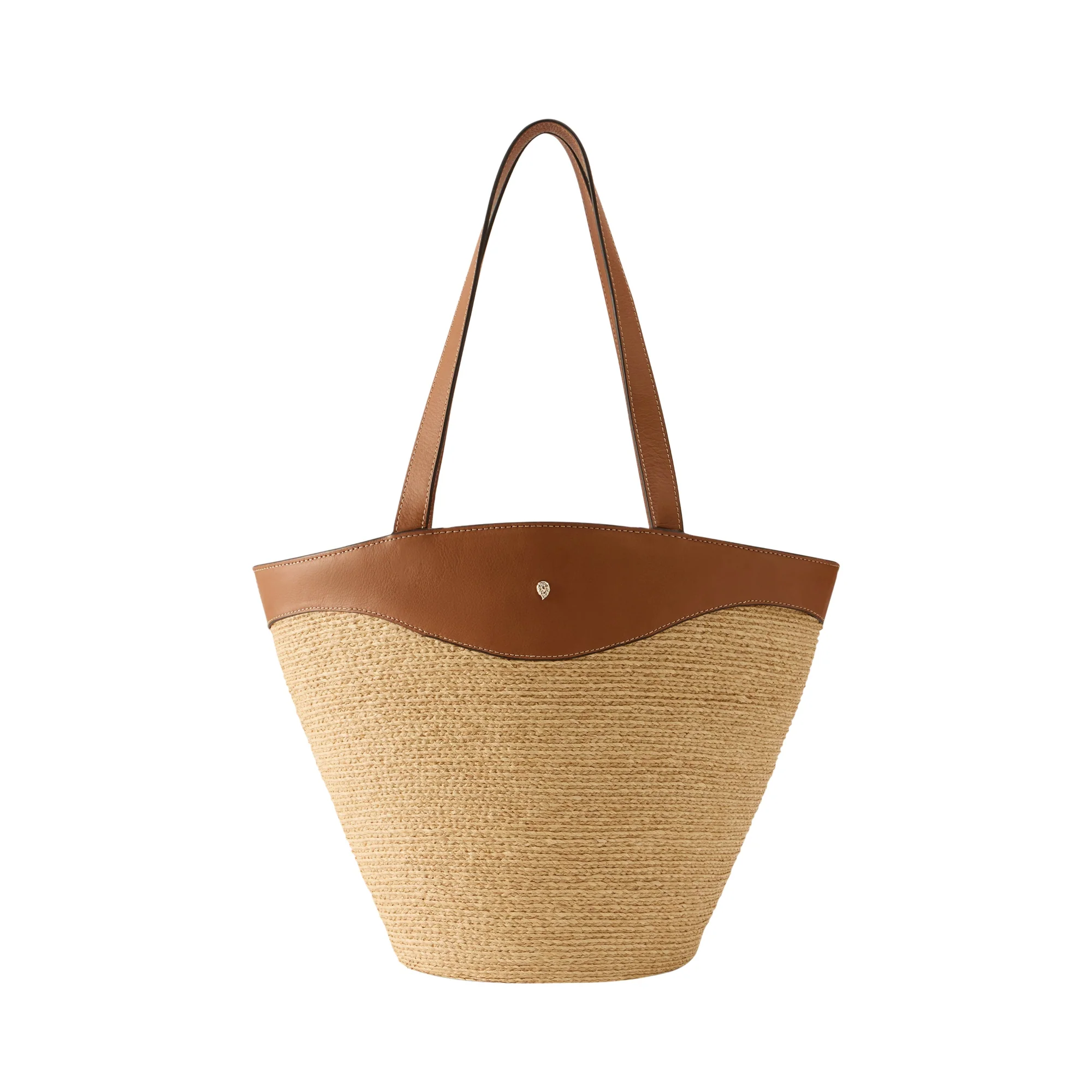 Nadee Raffia Braid Tote