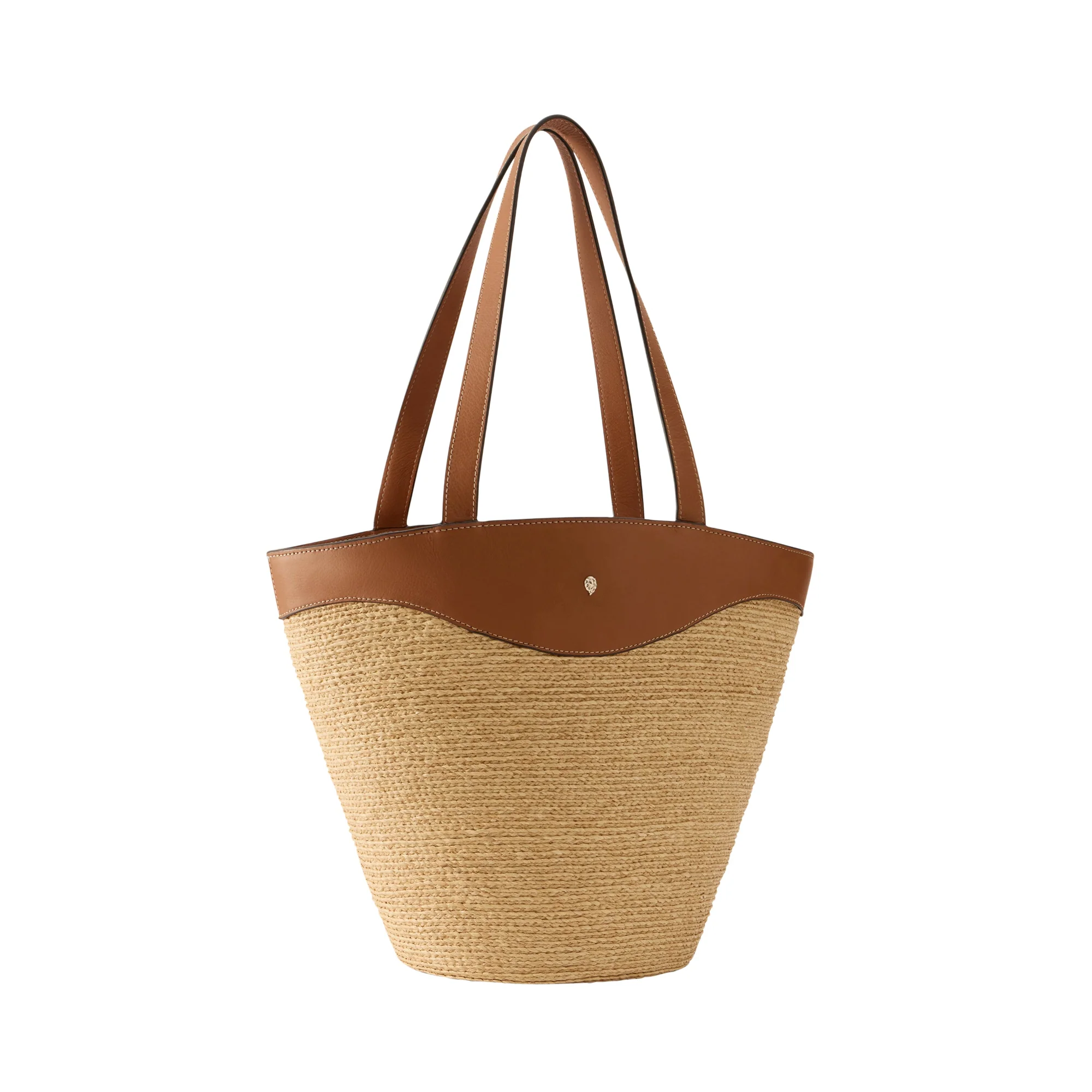 Nadee Raffia Braid Tote