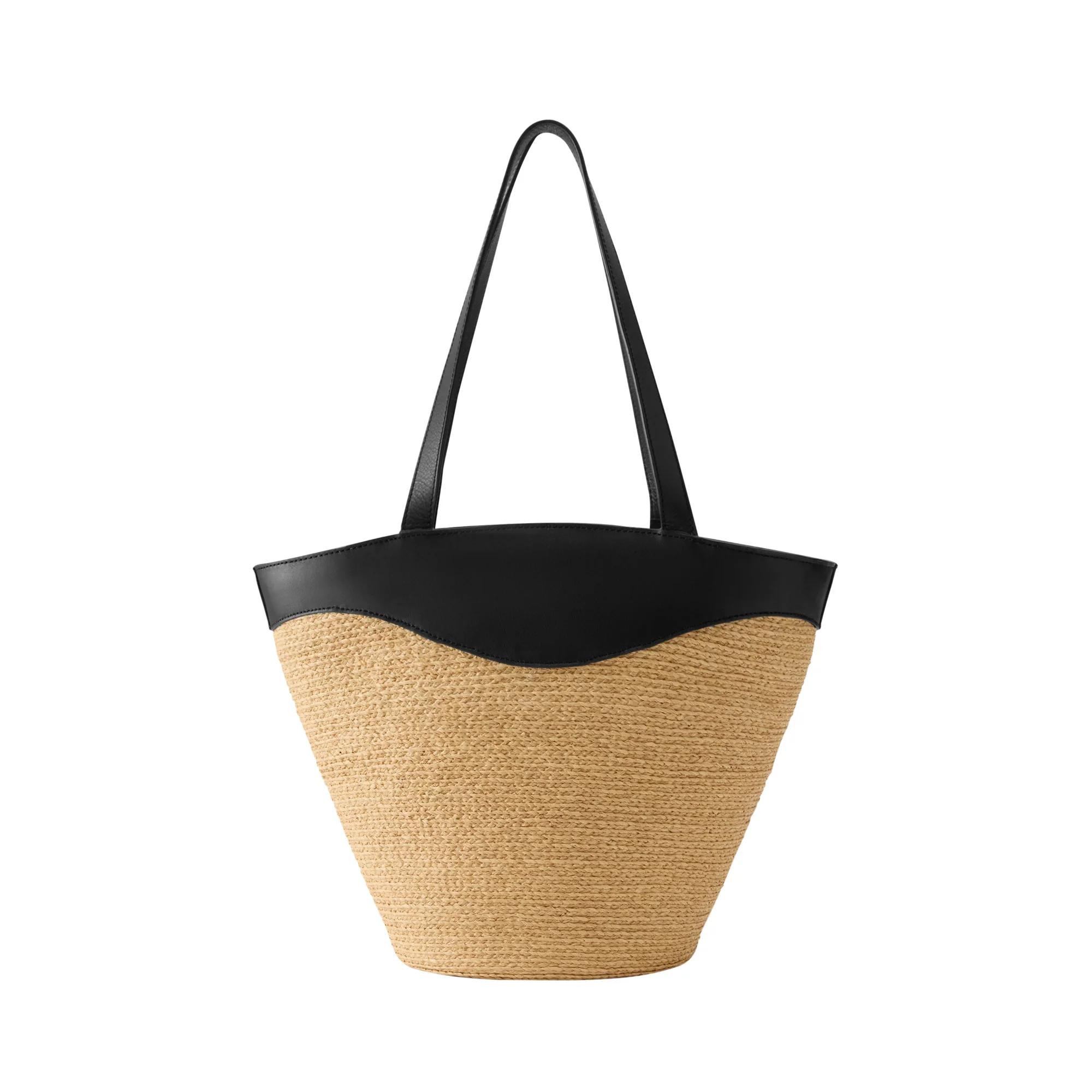 Nadee Raffia Braid Tote