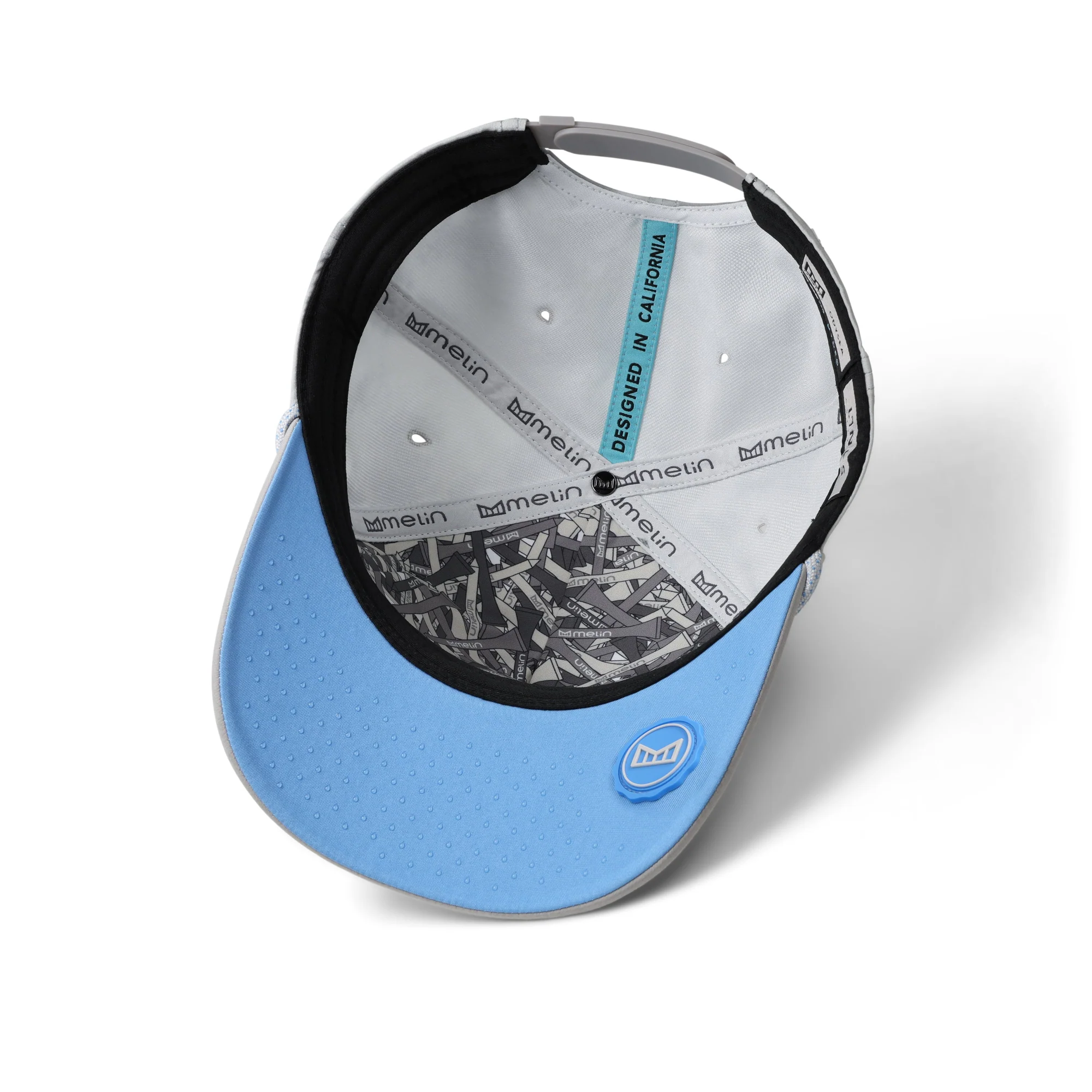 Hydro Odysea Links Drive Baseball Cap - Sky/Light Grey