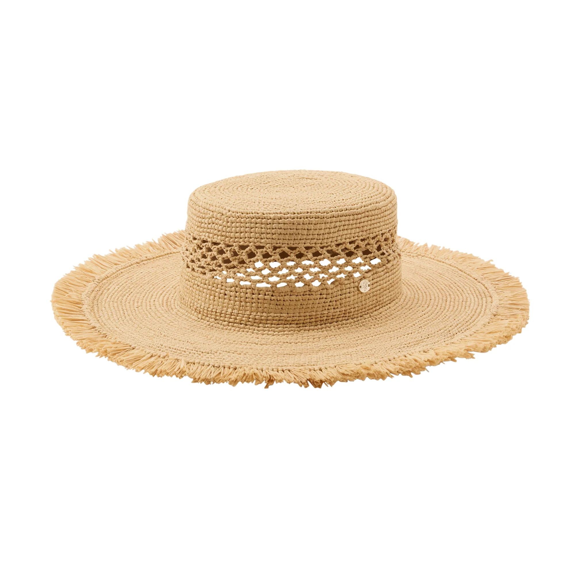Ivy Raffia Boater