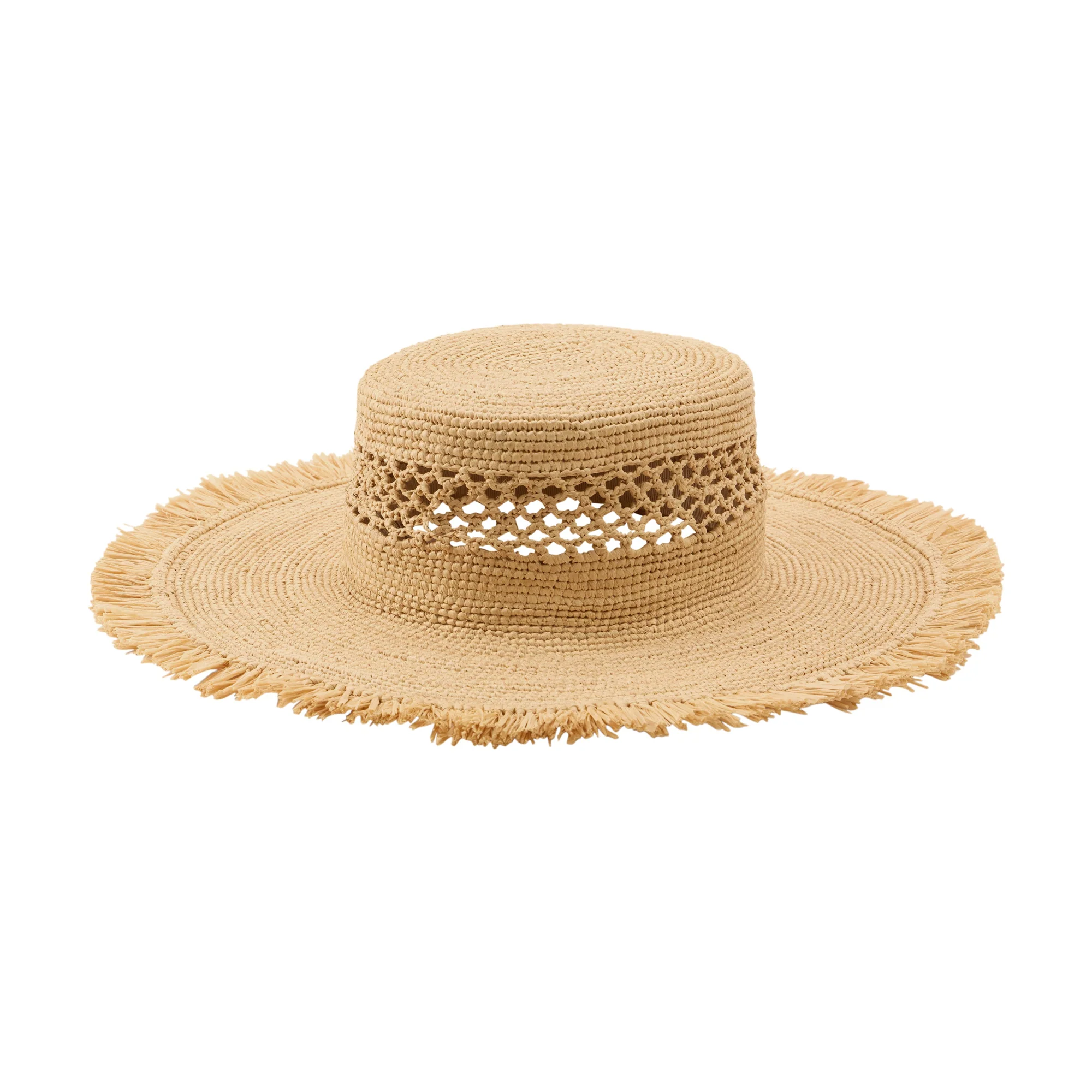 Ivy Raffia Boater