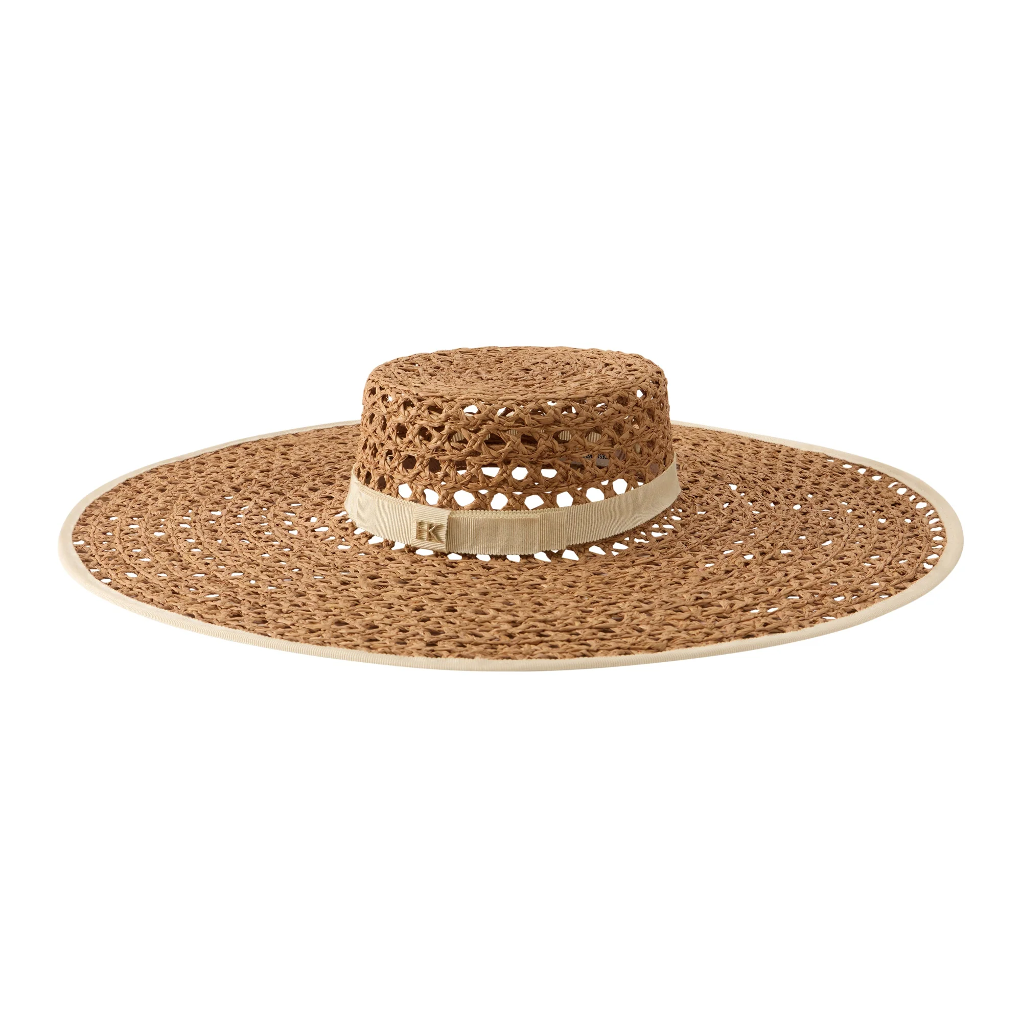Kavya Raffia Lace Boater