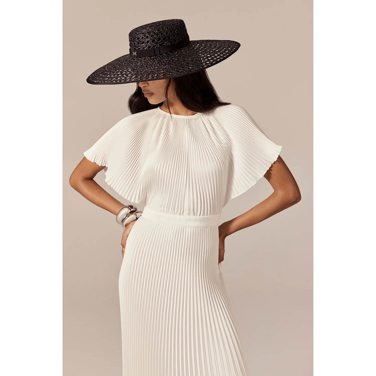 Kavya Raffia Lace Boater