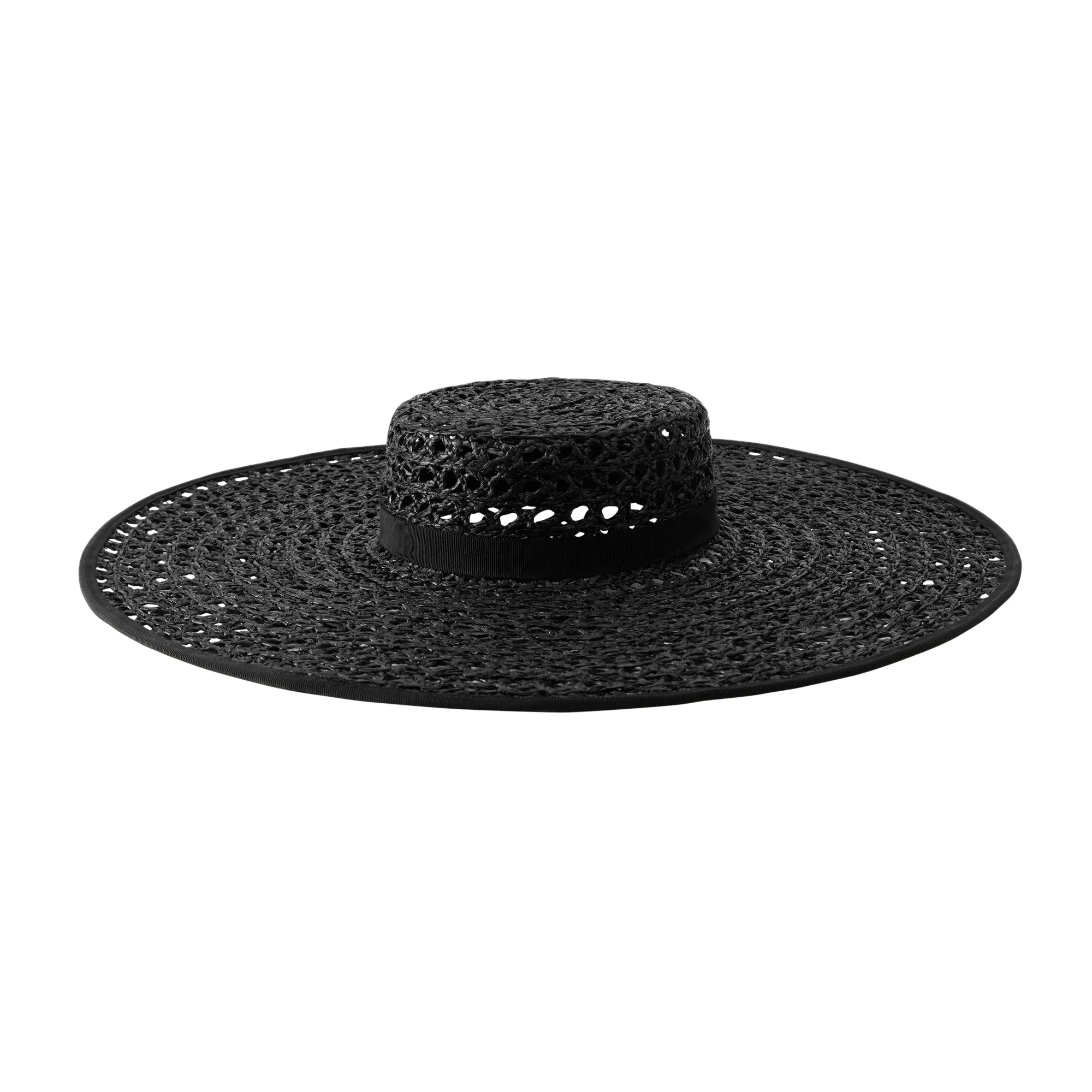 Kavya Raffia Lace Boater