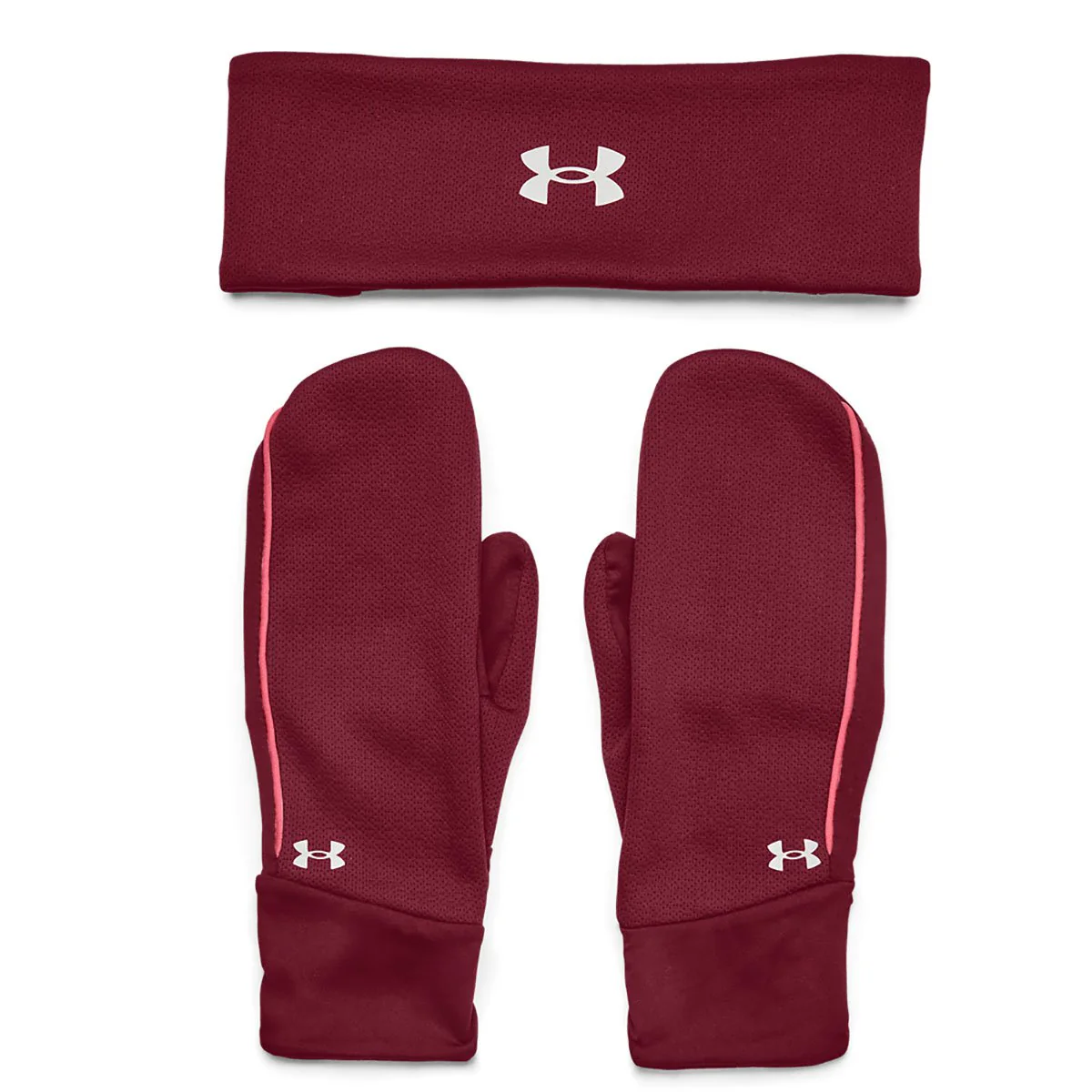 UA Women's Headband & Mitten Set