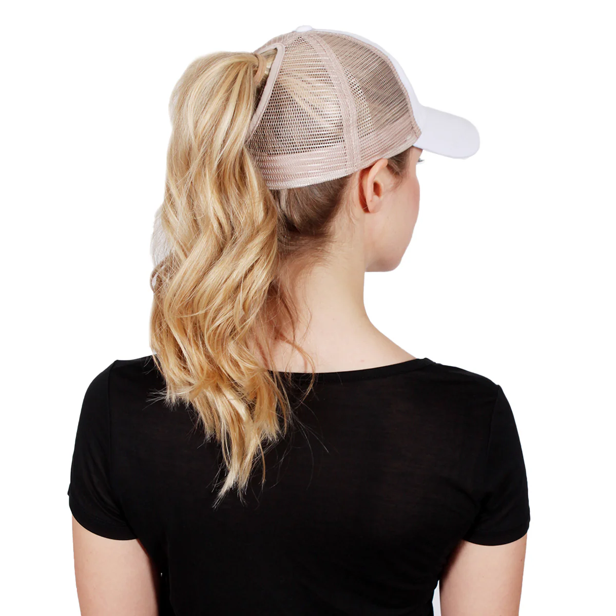 Vacay Mode Mesh Back Ponyflo Baseball Cap