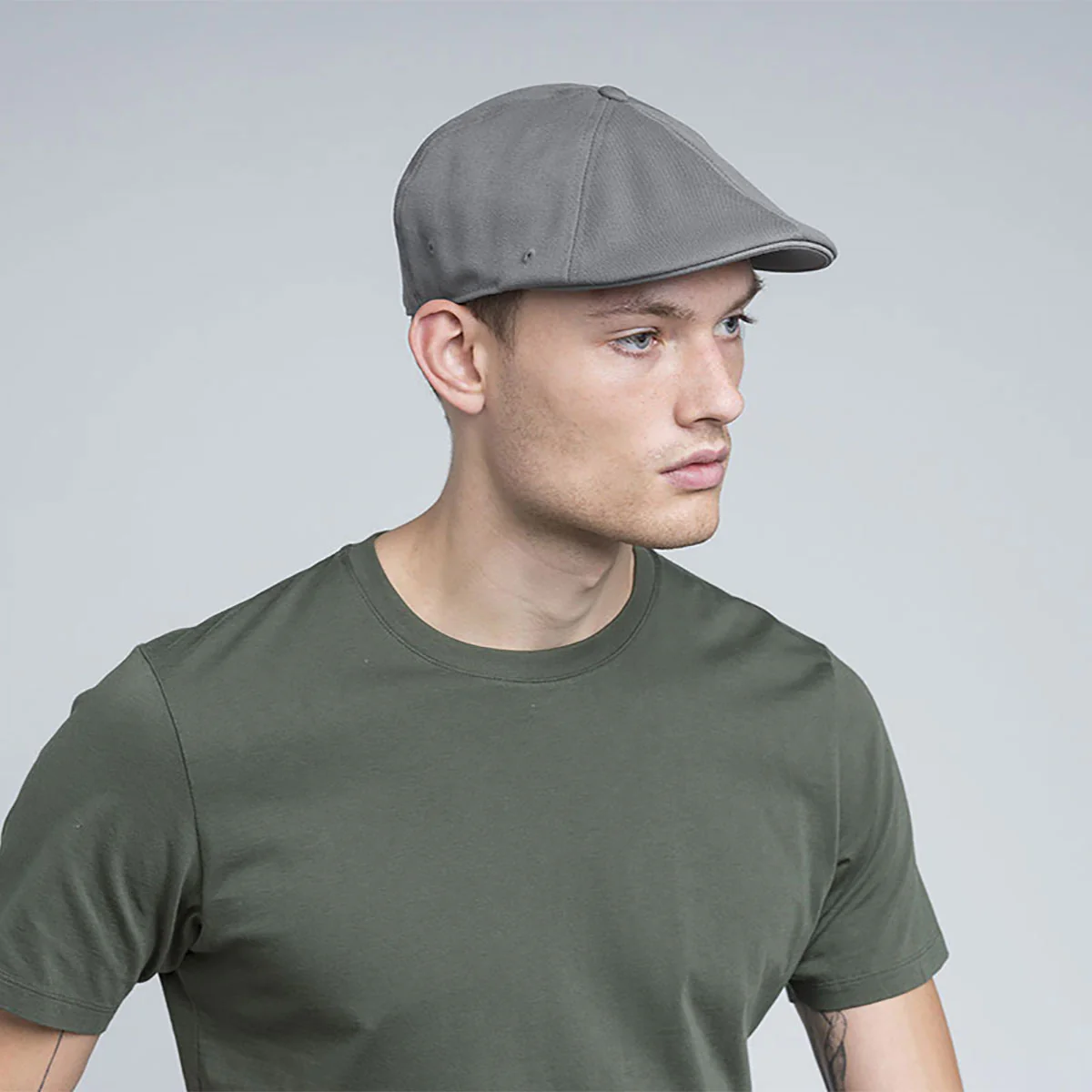 Wool FlexFit 504 Flat Cap