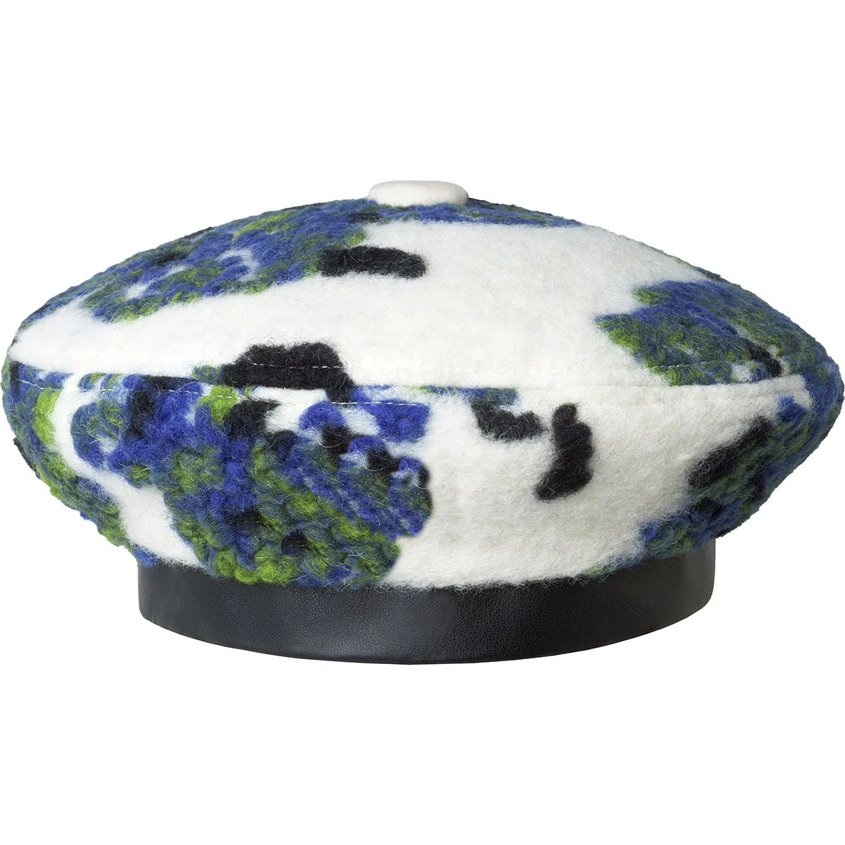 Wooly Floral Beret