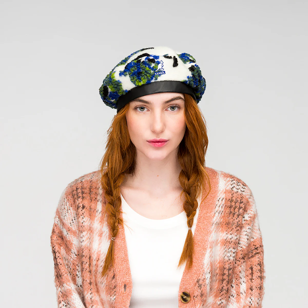Wooly Floral Beret