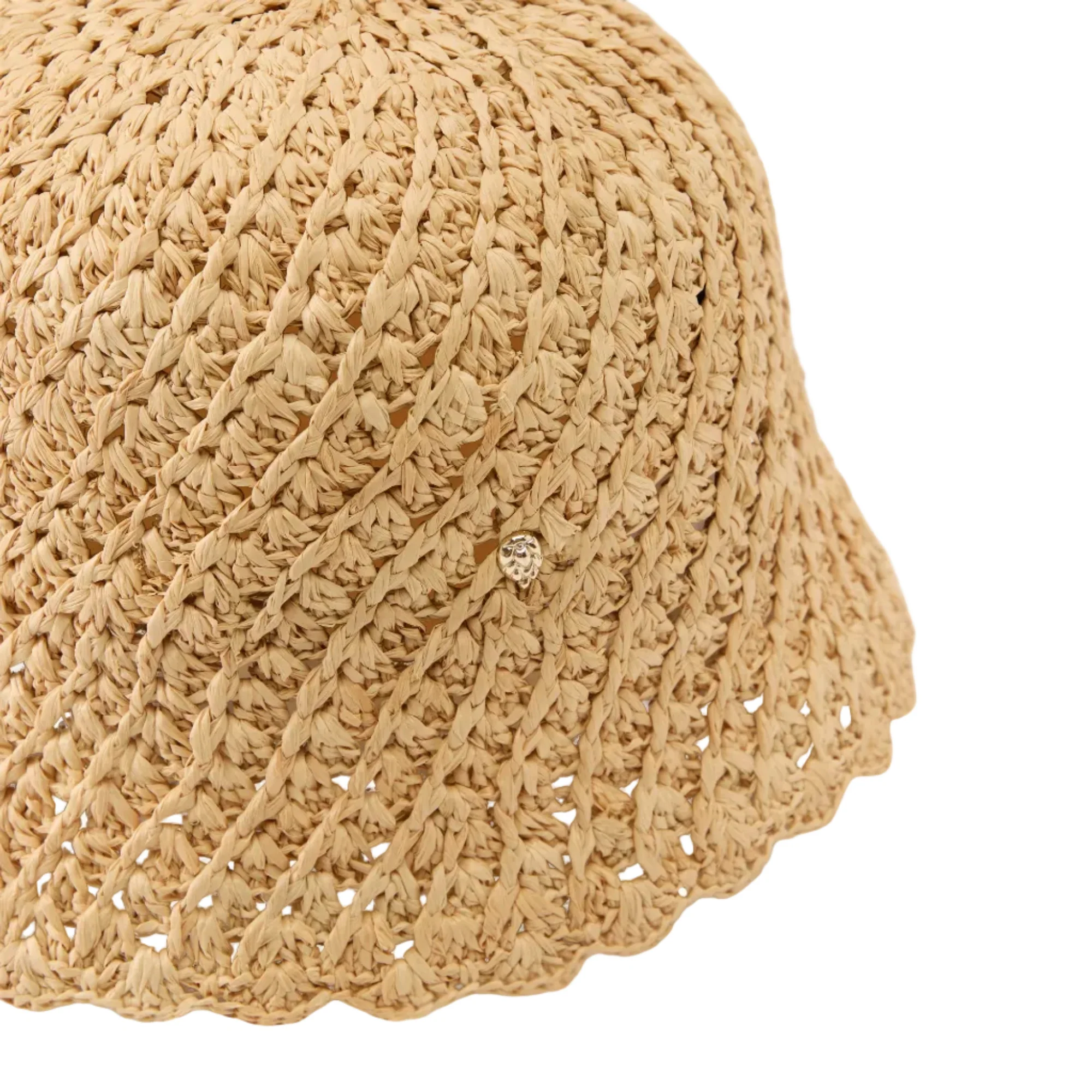 Rio Raffia Crochet Cloche