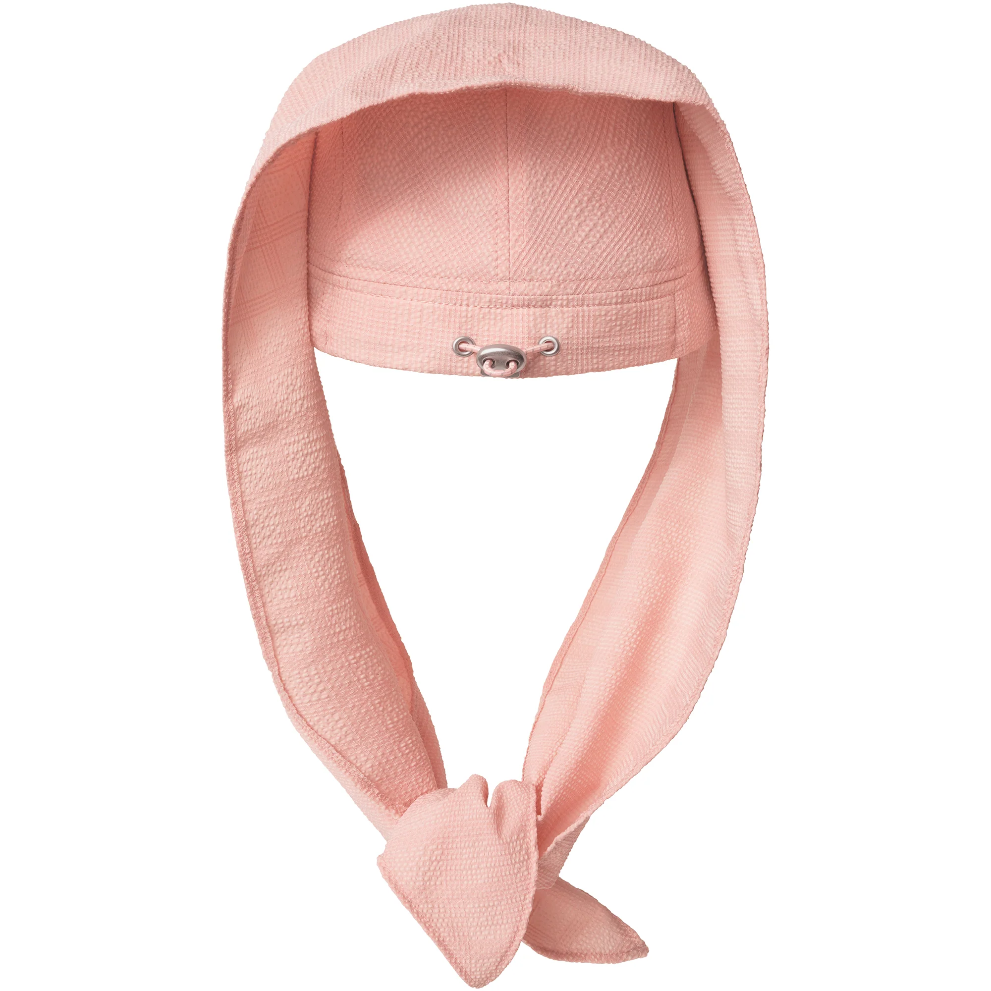 Seersucker Drape 5-Panel Cap
