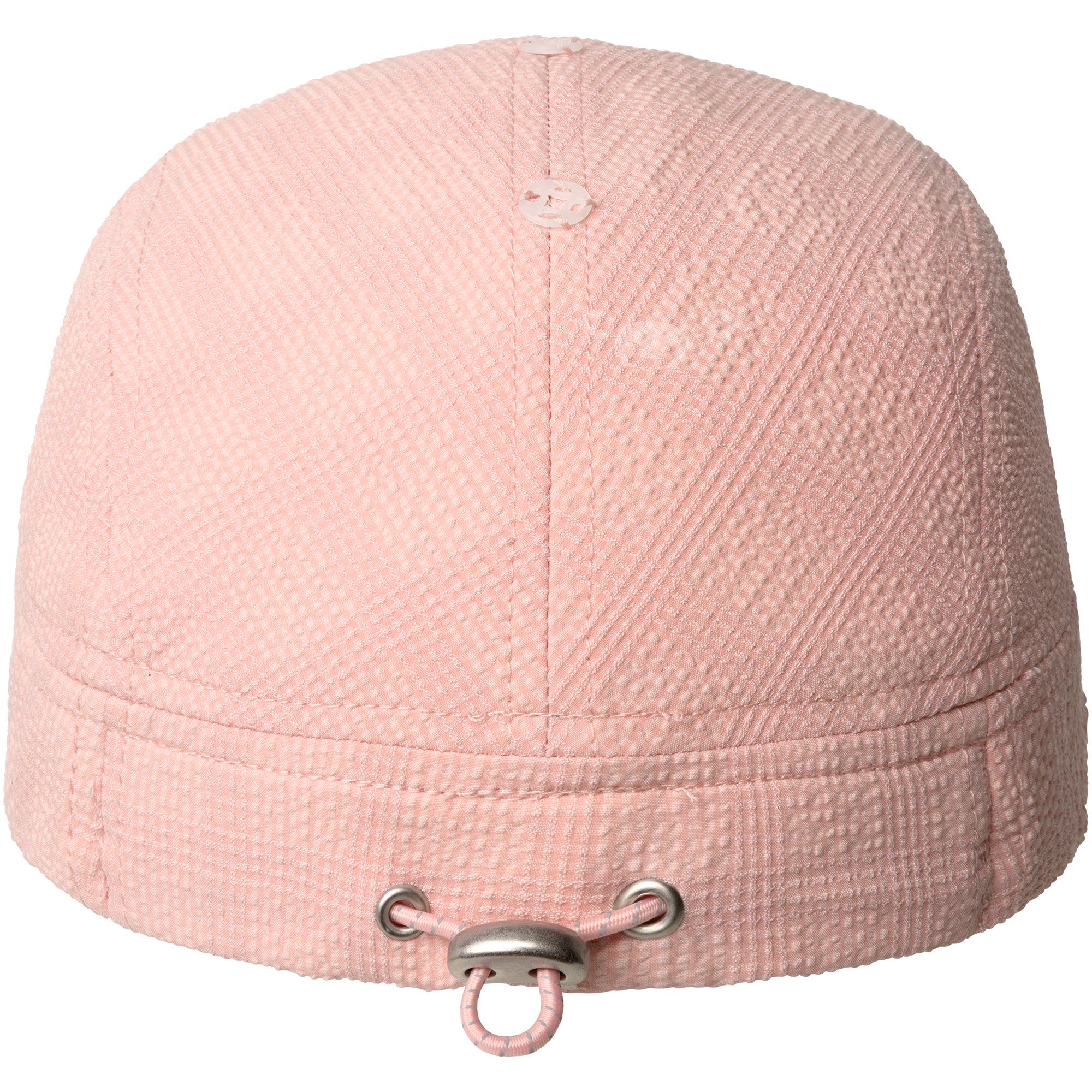 Seersucker Drape 5-Panel Cap
