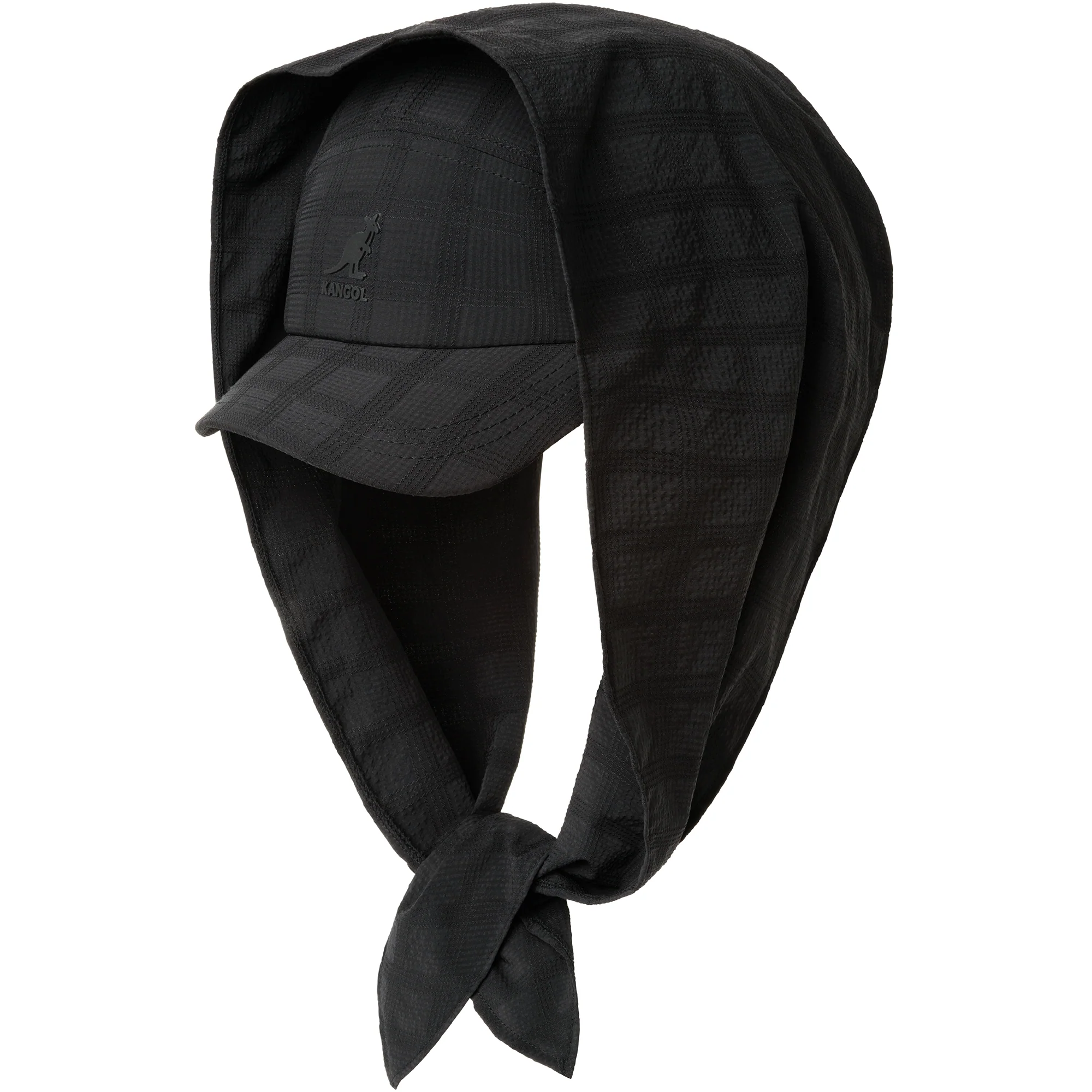 Seersucker Drape 5-Panel Cap
