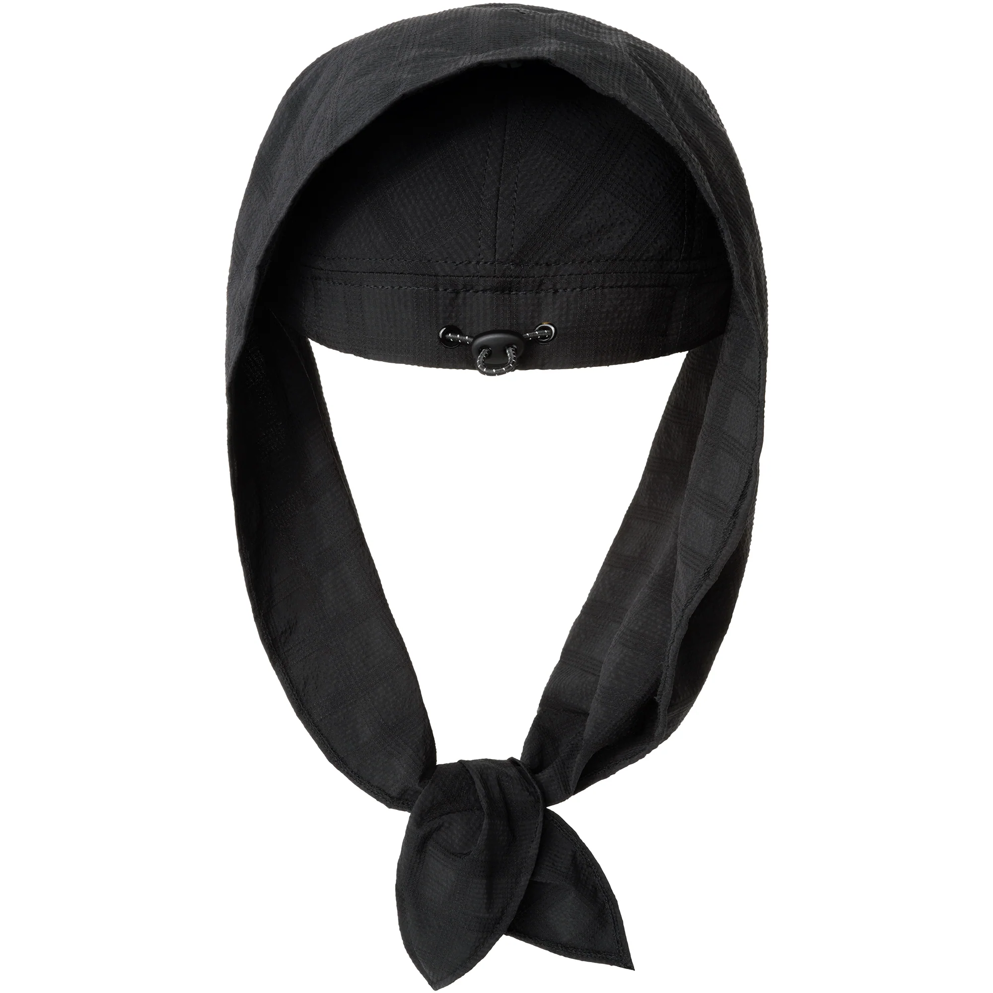 Seersucker Drape 5-Panel Cap
