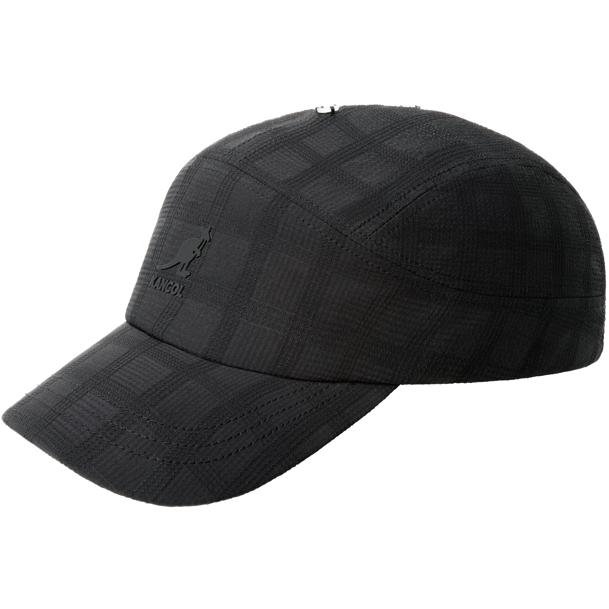 Seersucker Drape 5-Panel Cap
