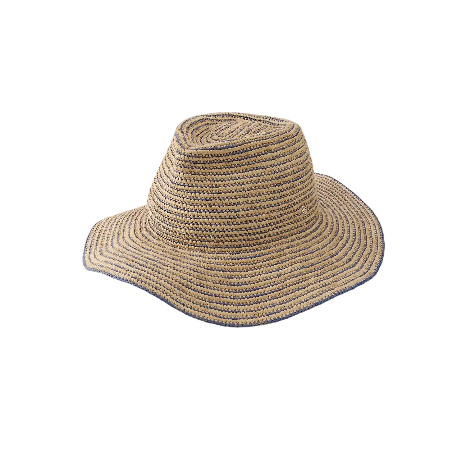 Steevie Raffia Stripe Fedora