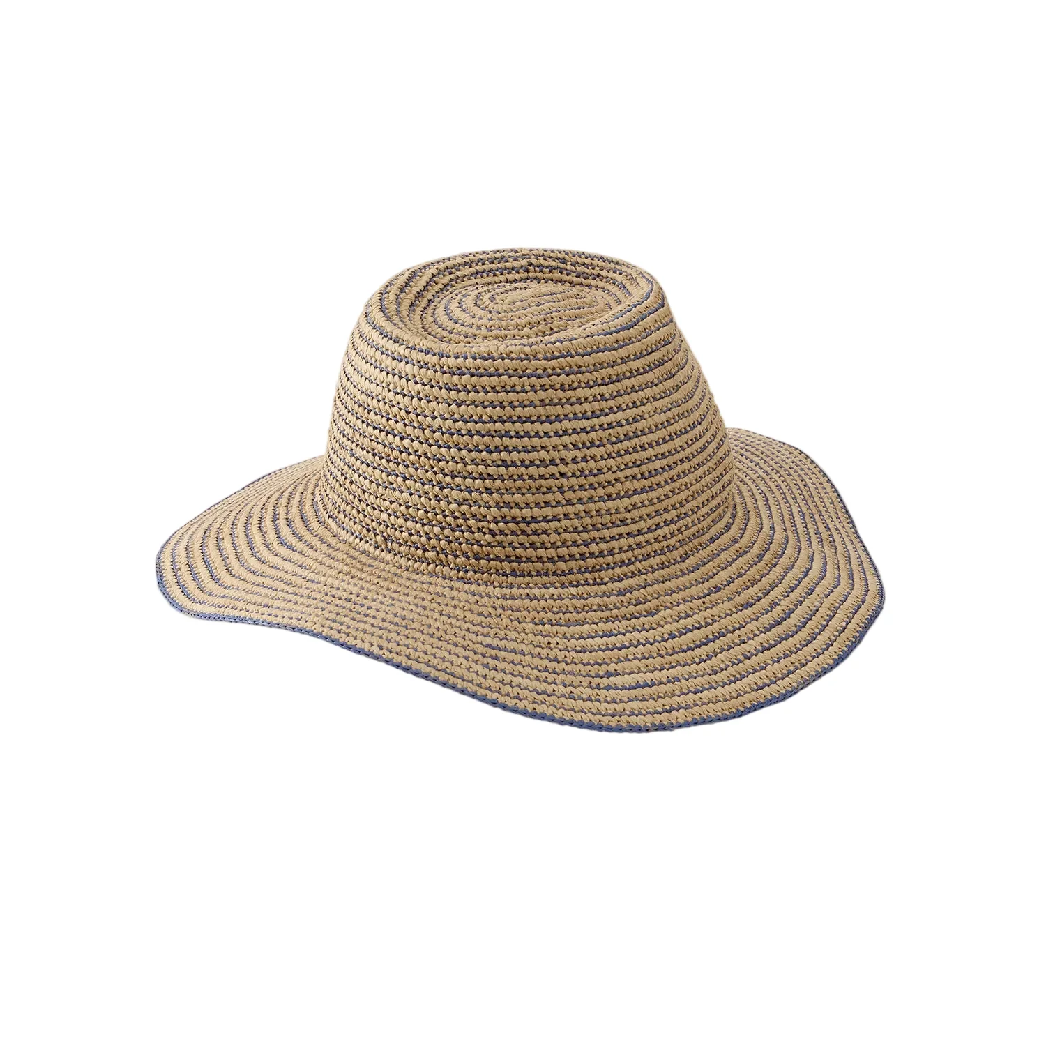 Steevie Raffia Stripe Fedora