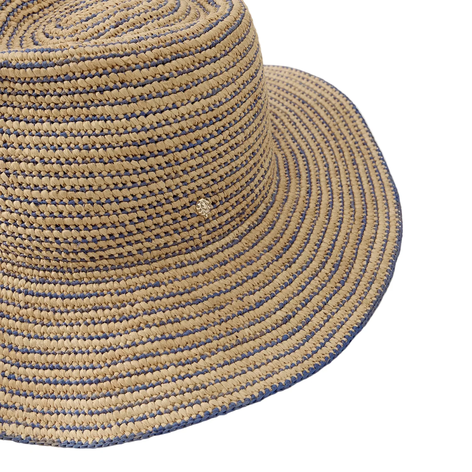 Steevie Raffia Stripe Fedora