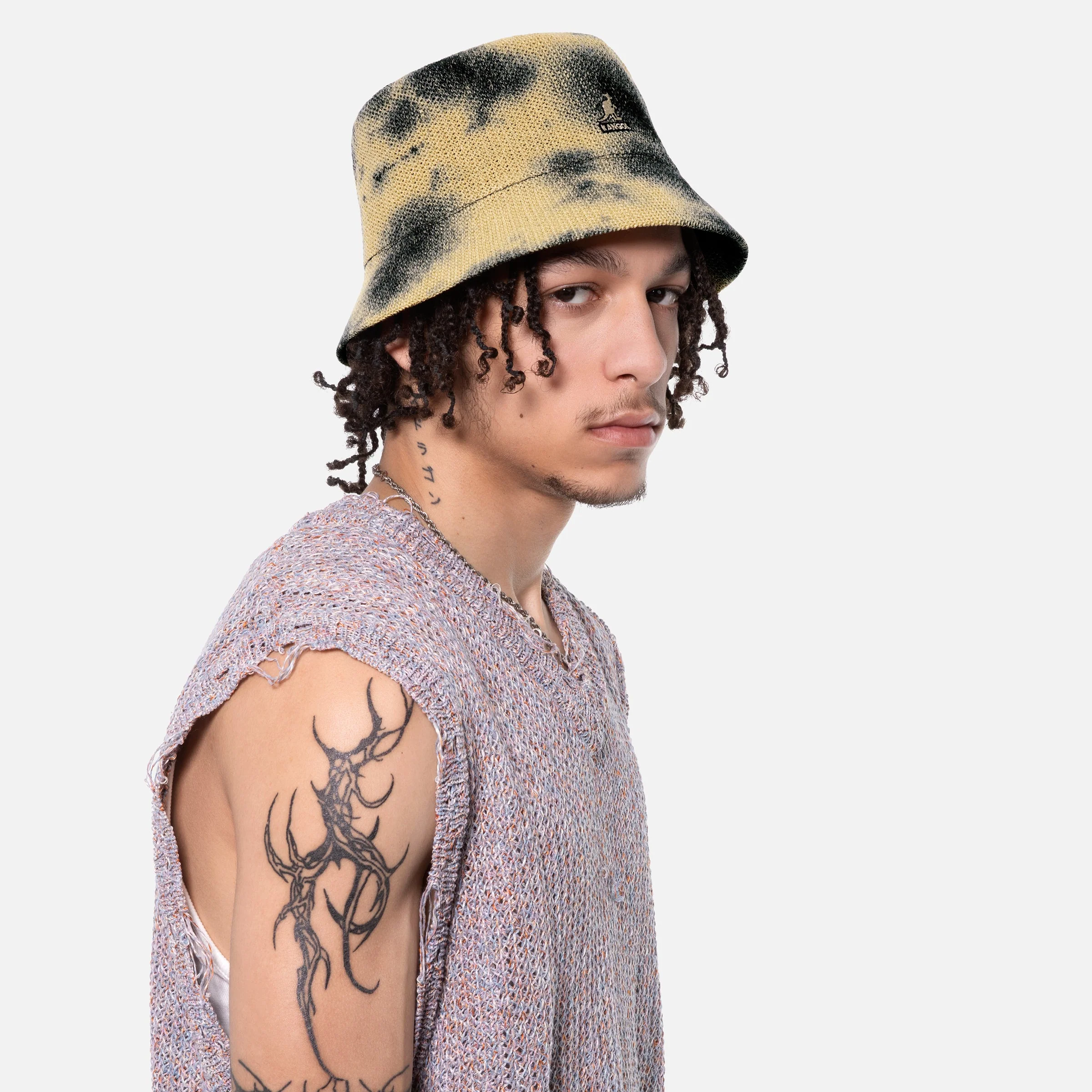 Tie Dye Knit Bucket