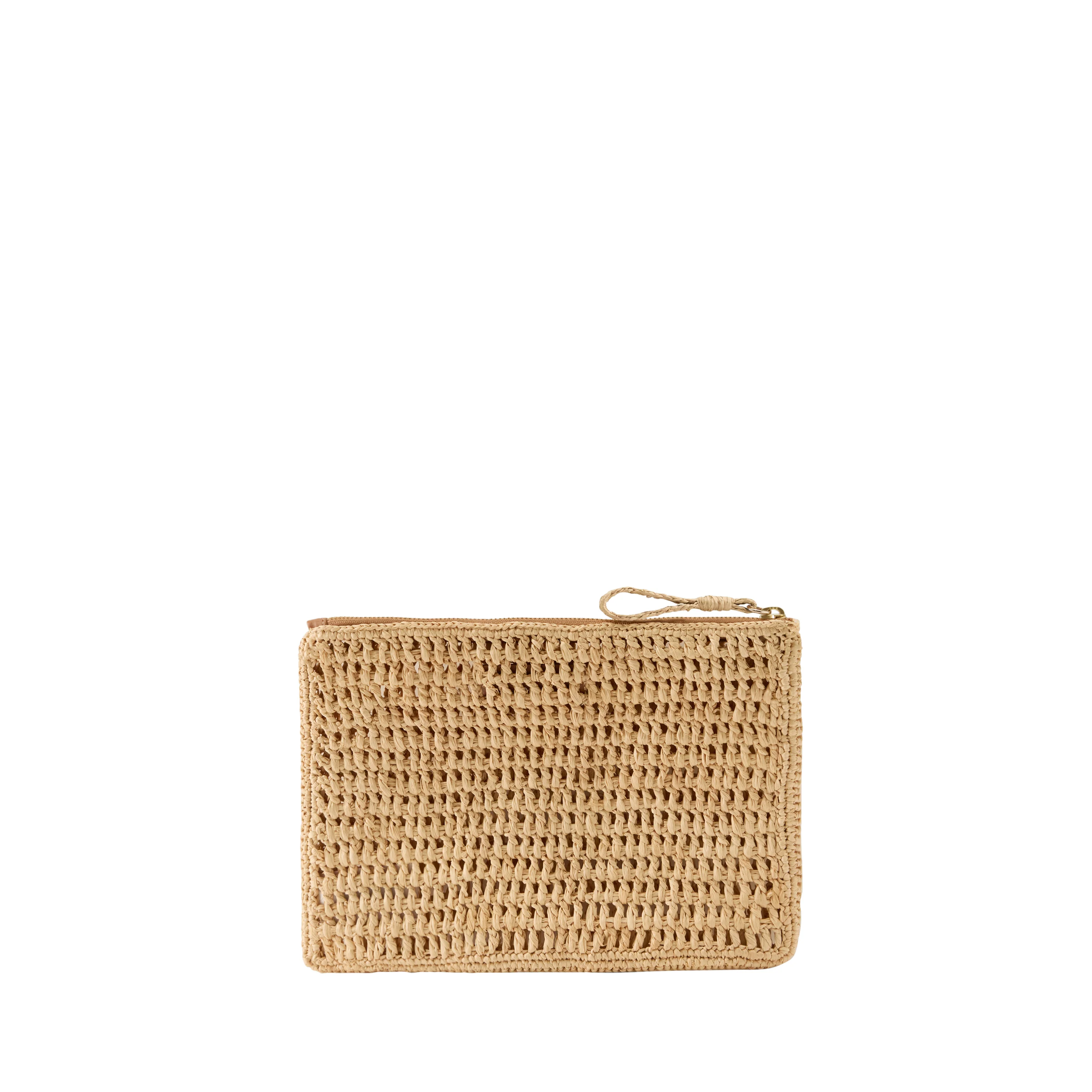 Dayani Raffia Crochet Pouch