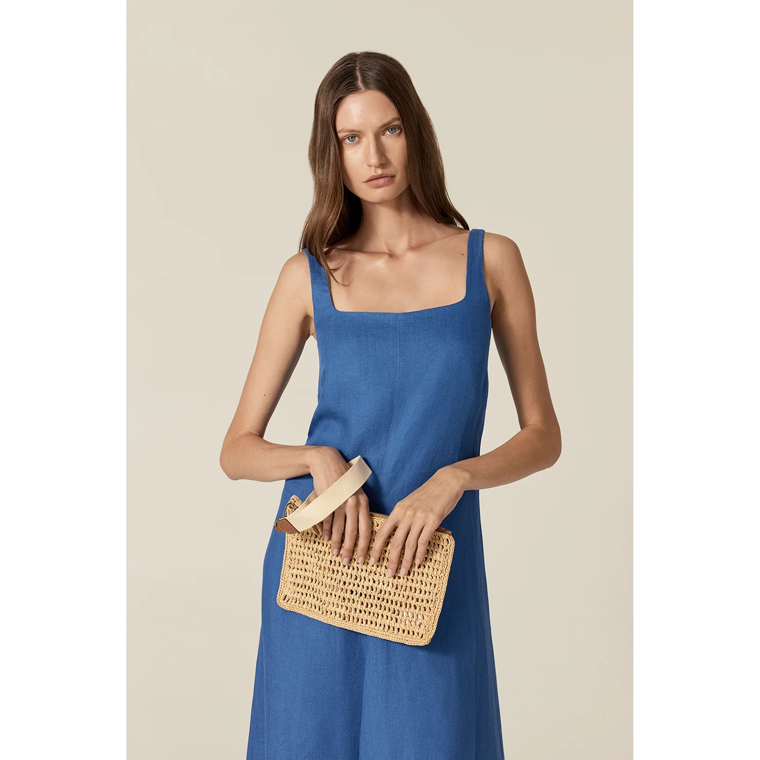 Dayani Raffia Crochet Pouch