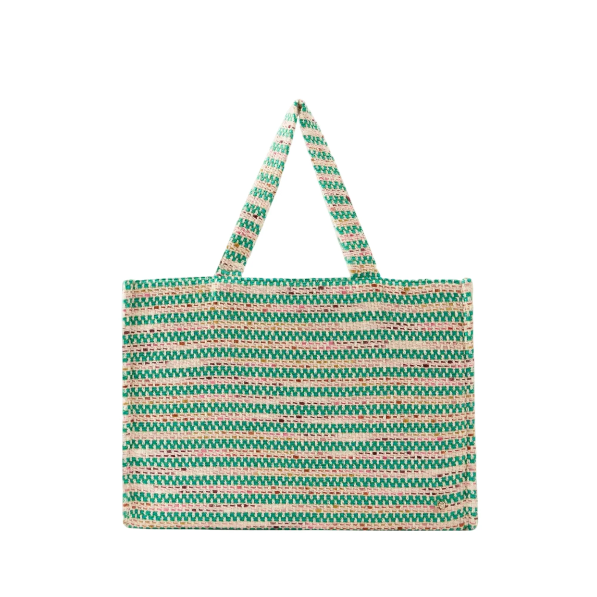 Anika Boucle Stripe Tote