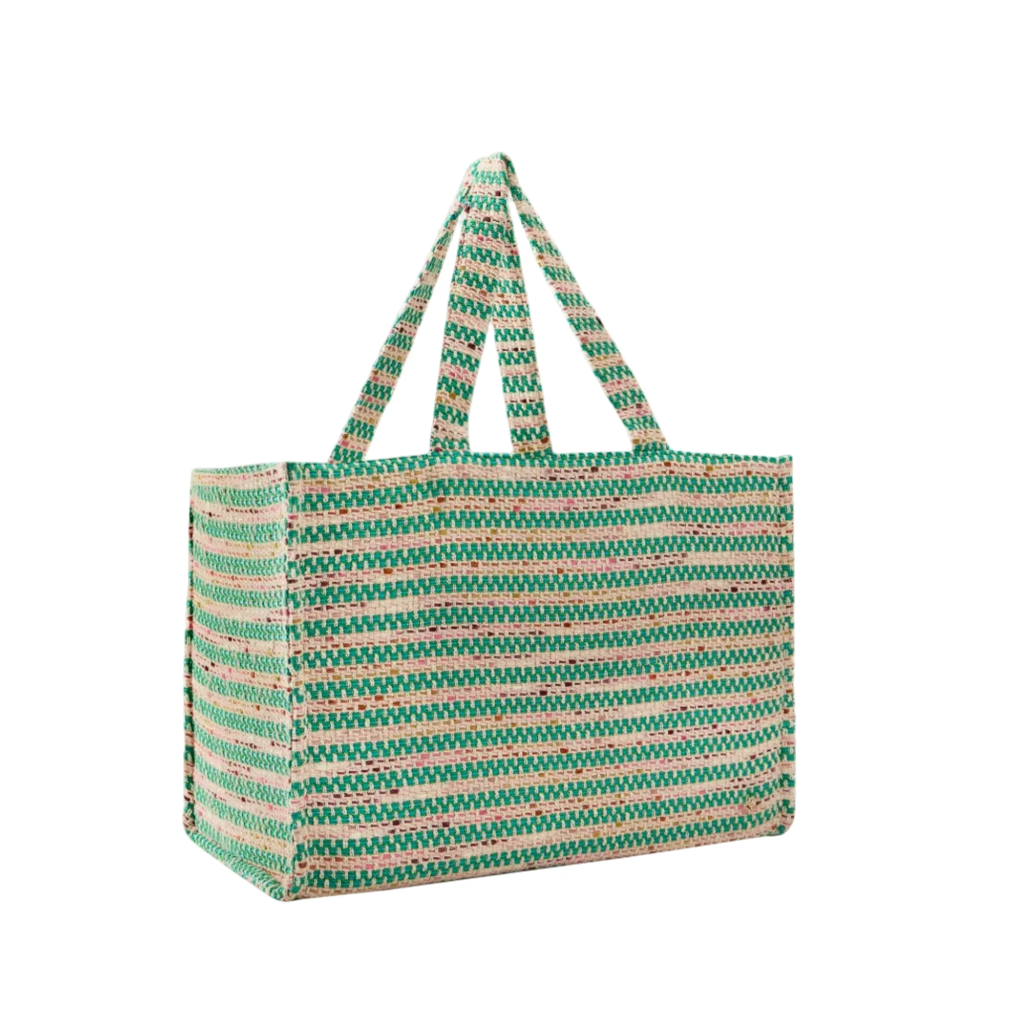 Anika Boucle Stripe Tote