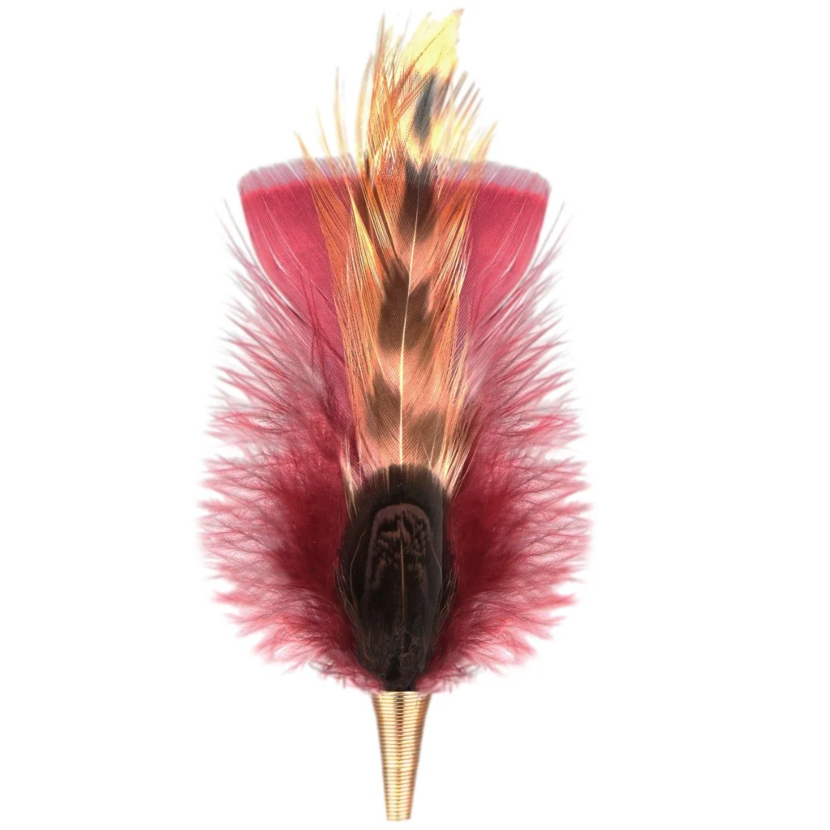 Rust & Brown Feather