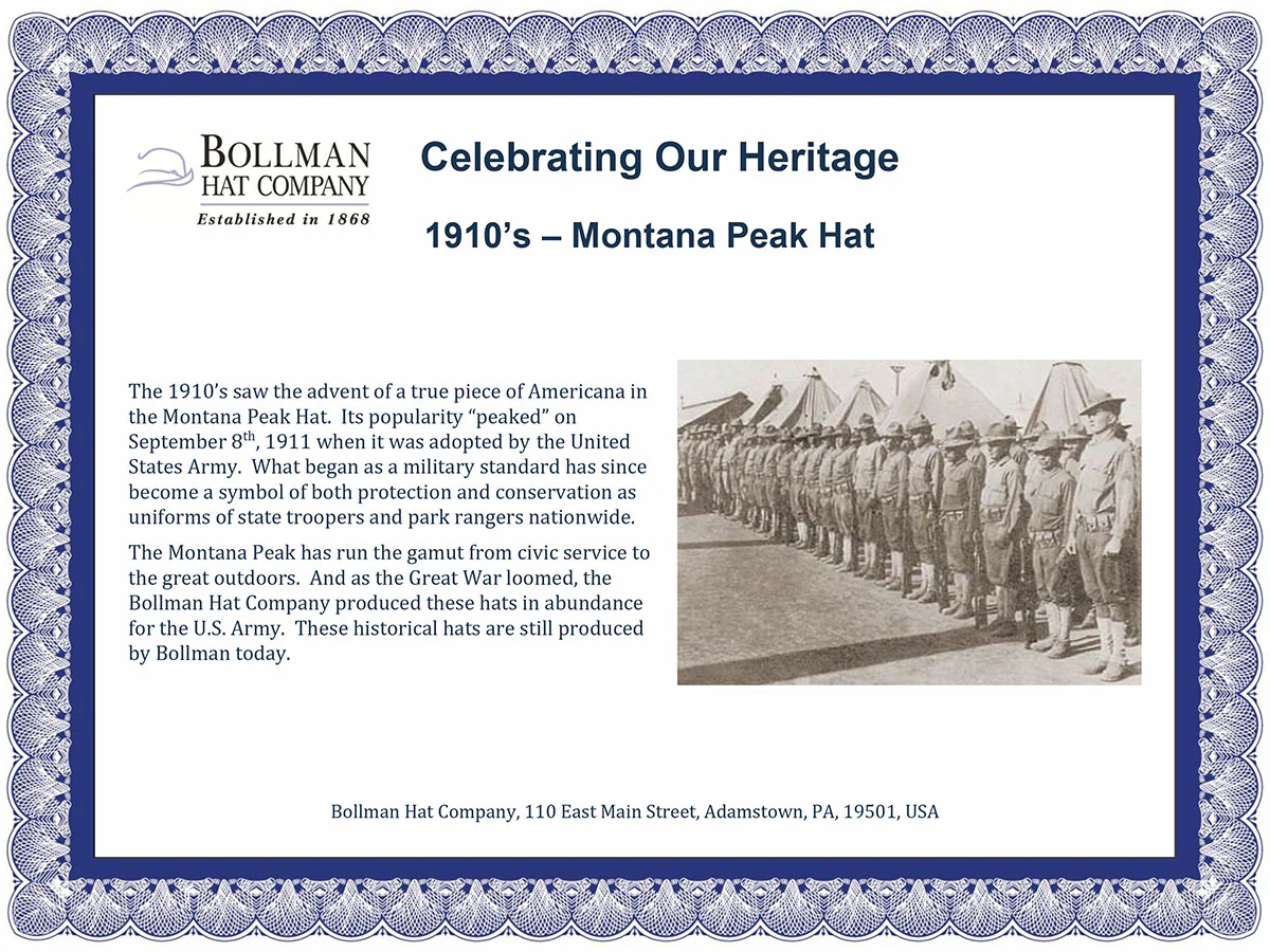 1910s Bollman Heritage Collection Montana Peak