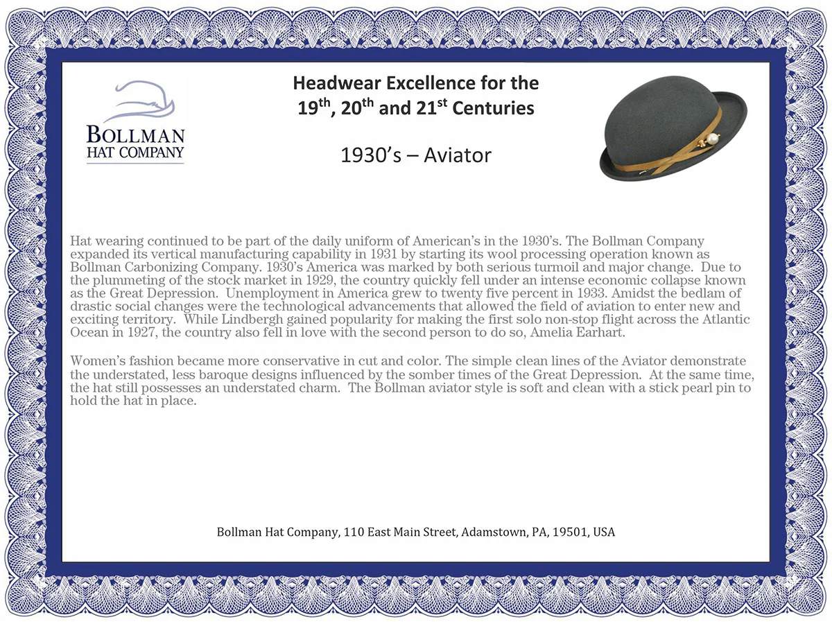 1930s Bollman Heritage Collection Aviator