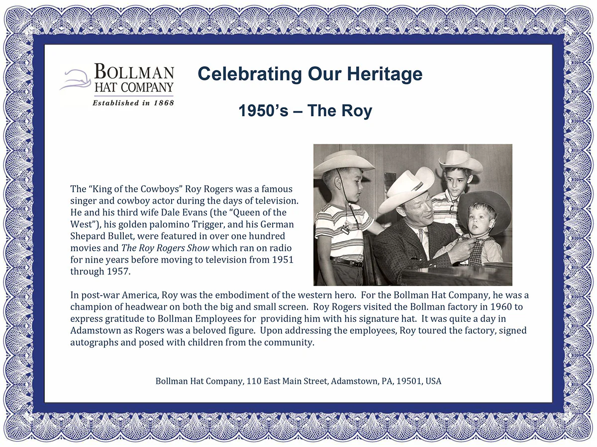 1950s Bollman Heritage Collection Roy