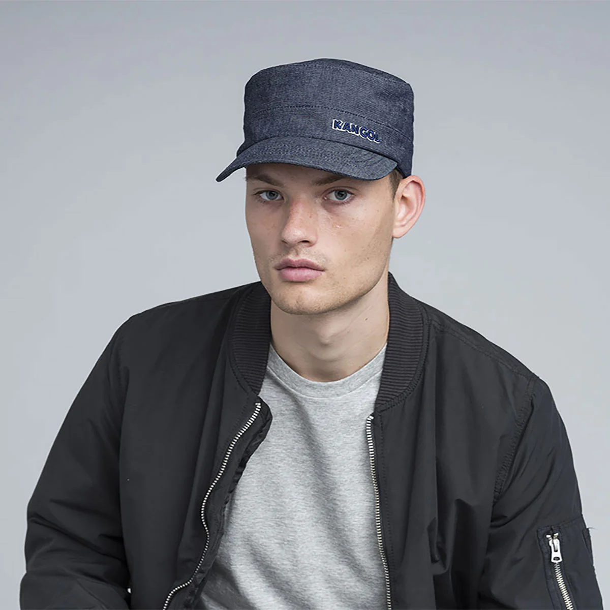 Denim Flexfit Army Cap