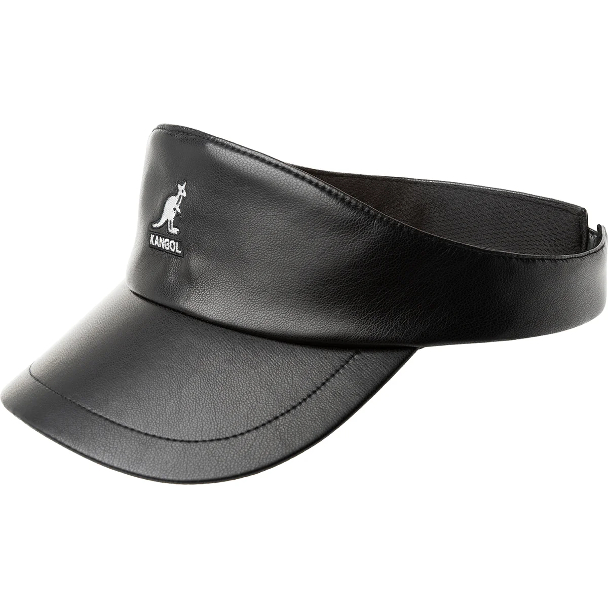 Faux Leather Visor