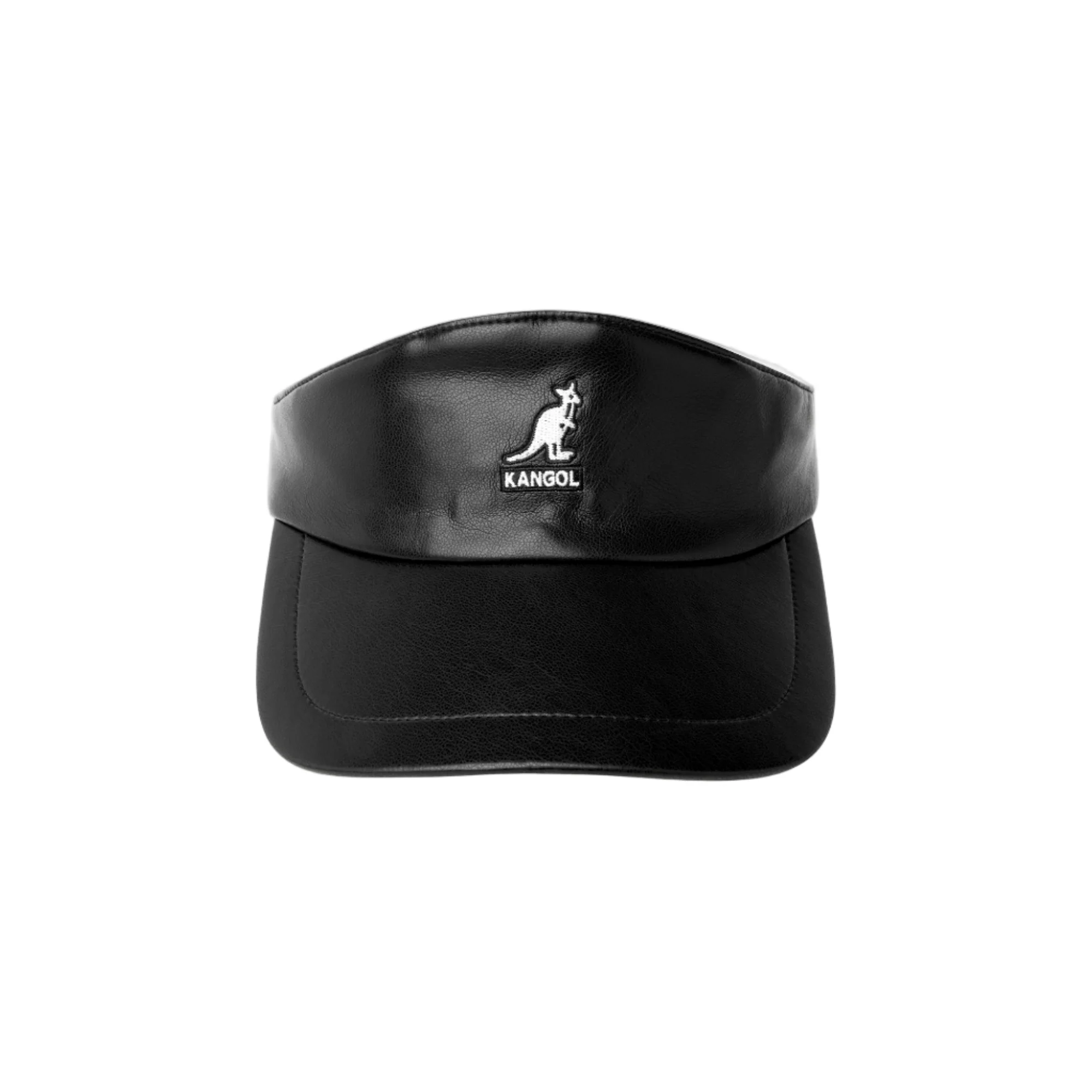 Faux Leather Visor