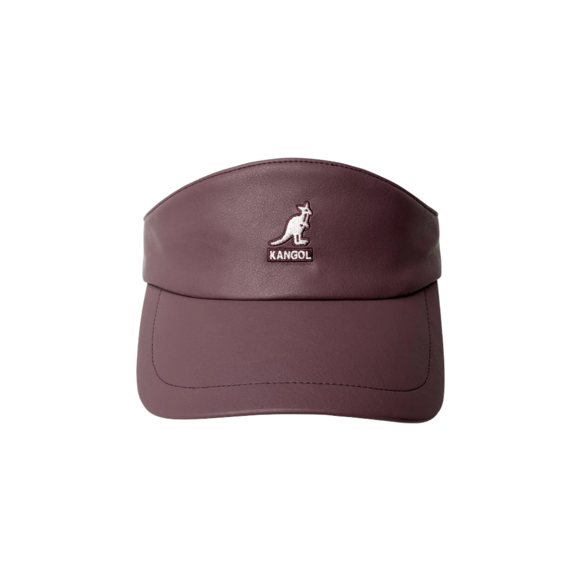 Faux Leather Visor