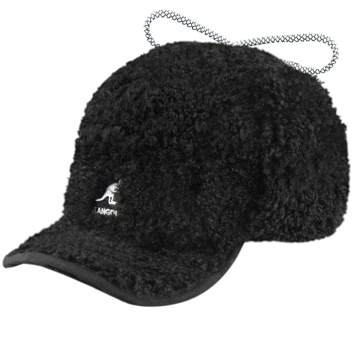 Faux Shearling Utility Flap Cap