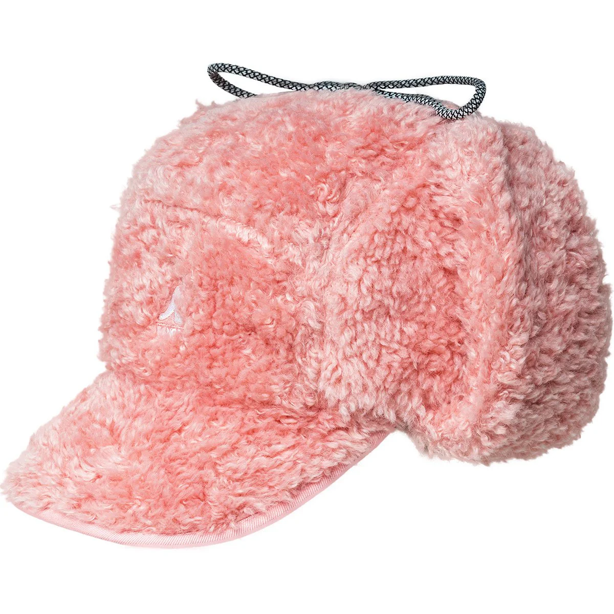 Faux Shearling Utility Flap Cap